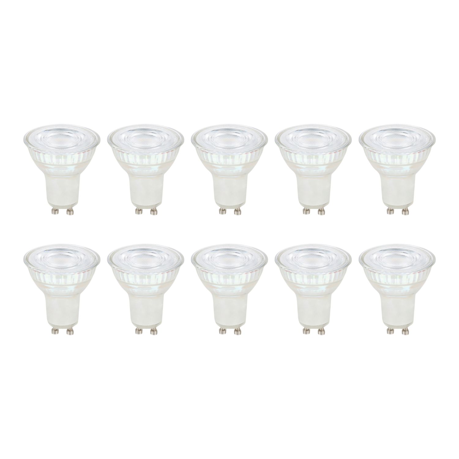 LAP Narrow Beam Angle GU10 LED Light Bulb 345lm 2.5W 10 Pack (819CF)