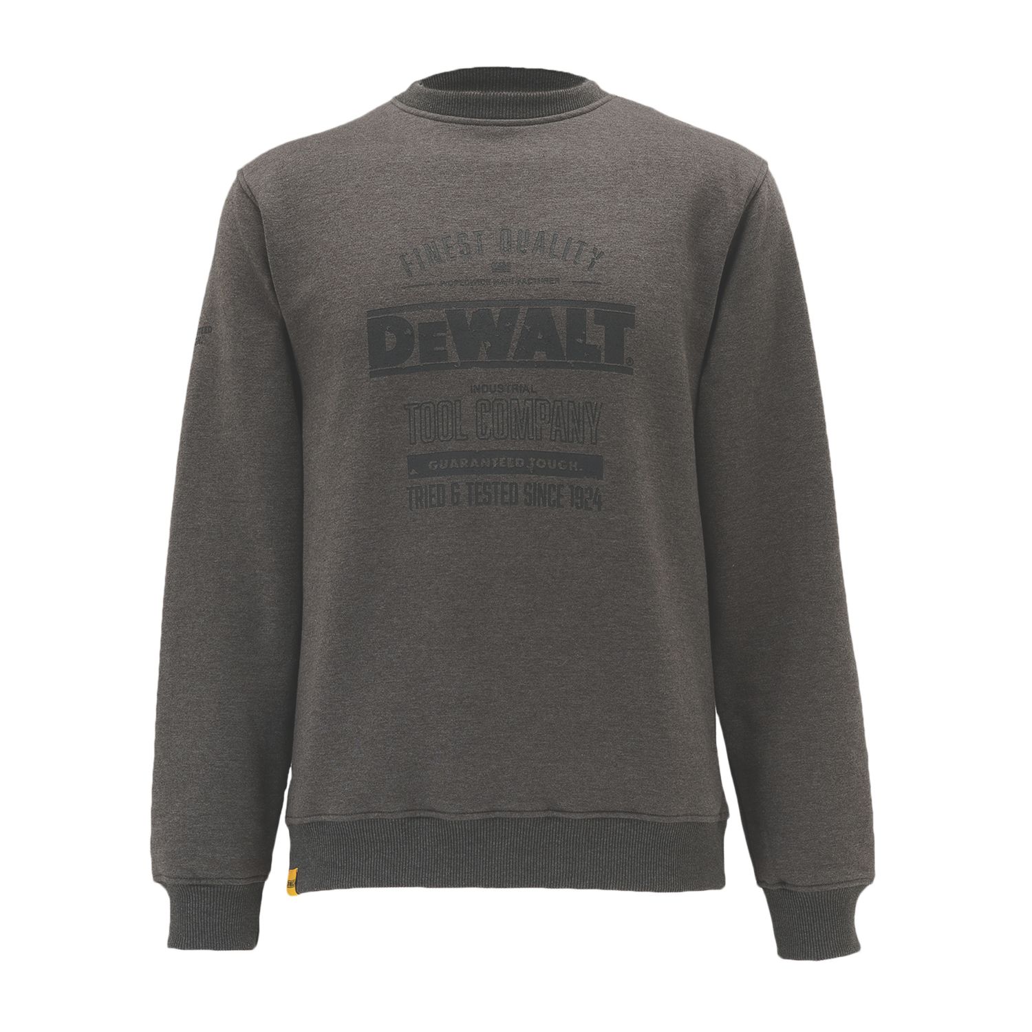DEWALT Delaware Sweatshirt Grey Marl Large 41-43" Chest (819VK)