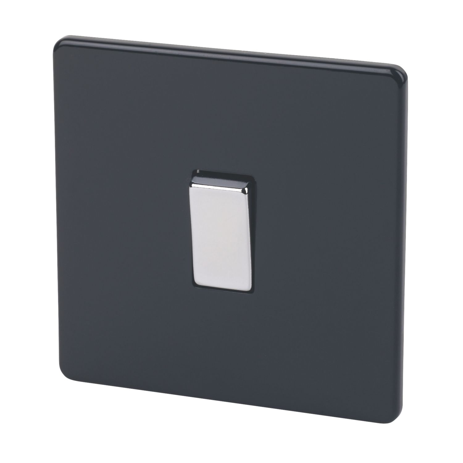 Varilight 10AX 1-Gang Intermediate Switch Jet Black (82074)