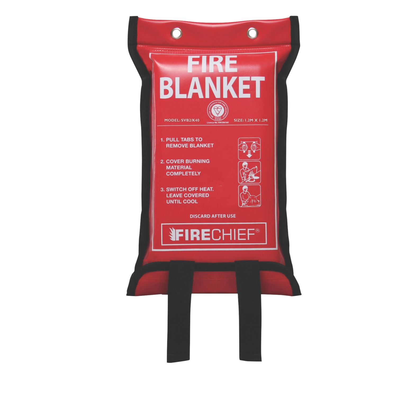 Firechief Fire Blanket with Soft Case 1.2m x 1.2m (820FX)