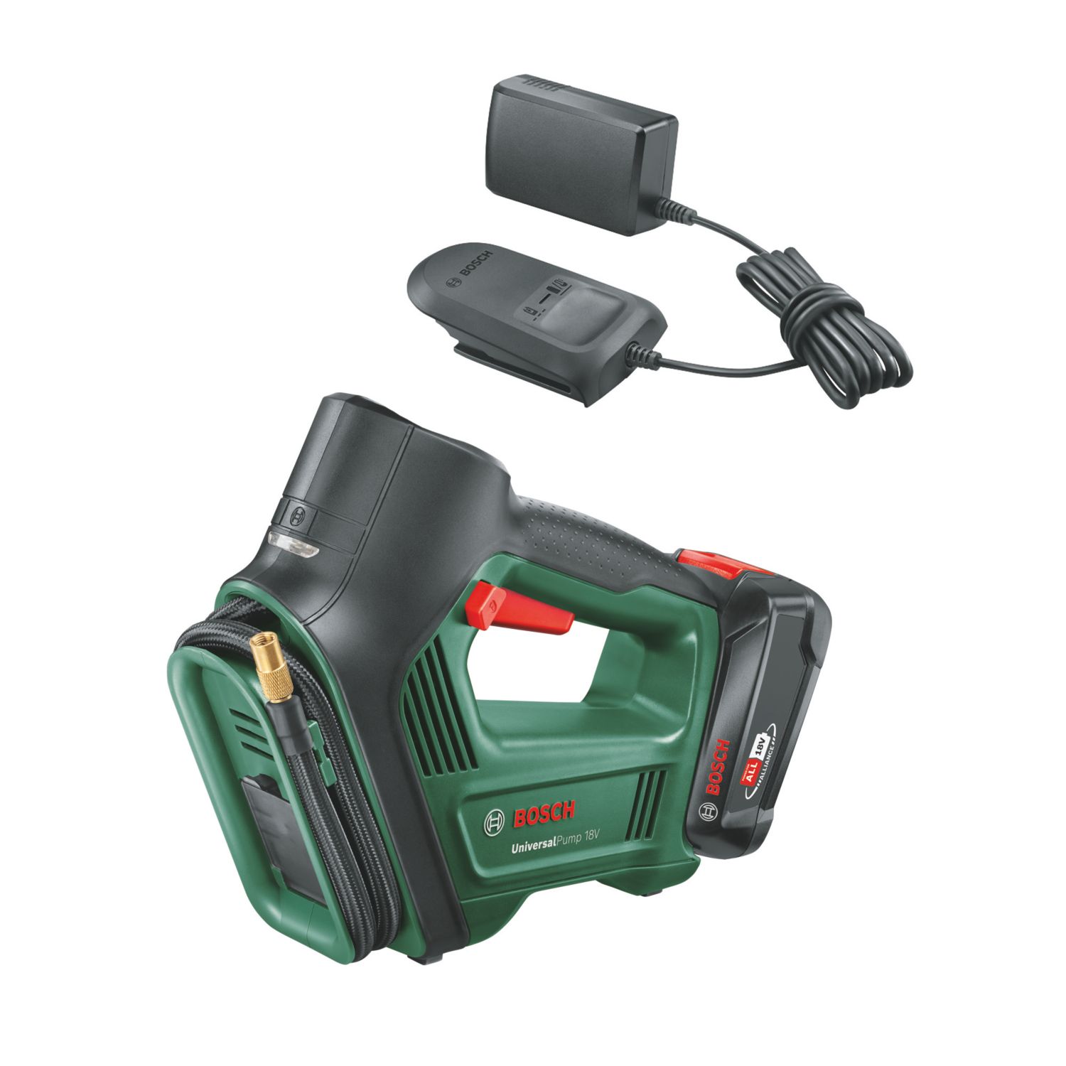 Bosch UniversalPump 18V 1 x 2.0Ah Li-Ion Power for All Brushless Cordless Inflator (821CH)