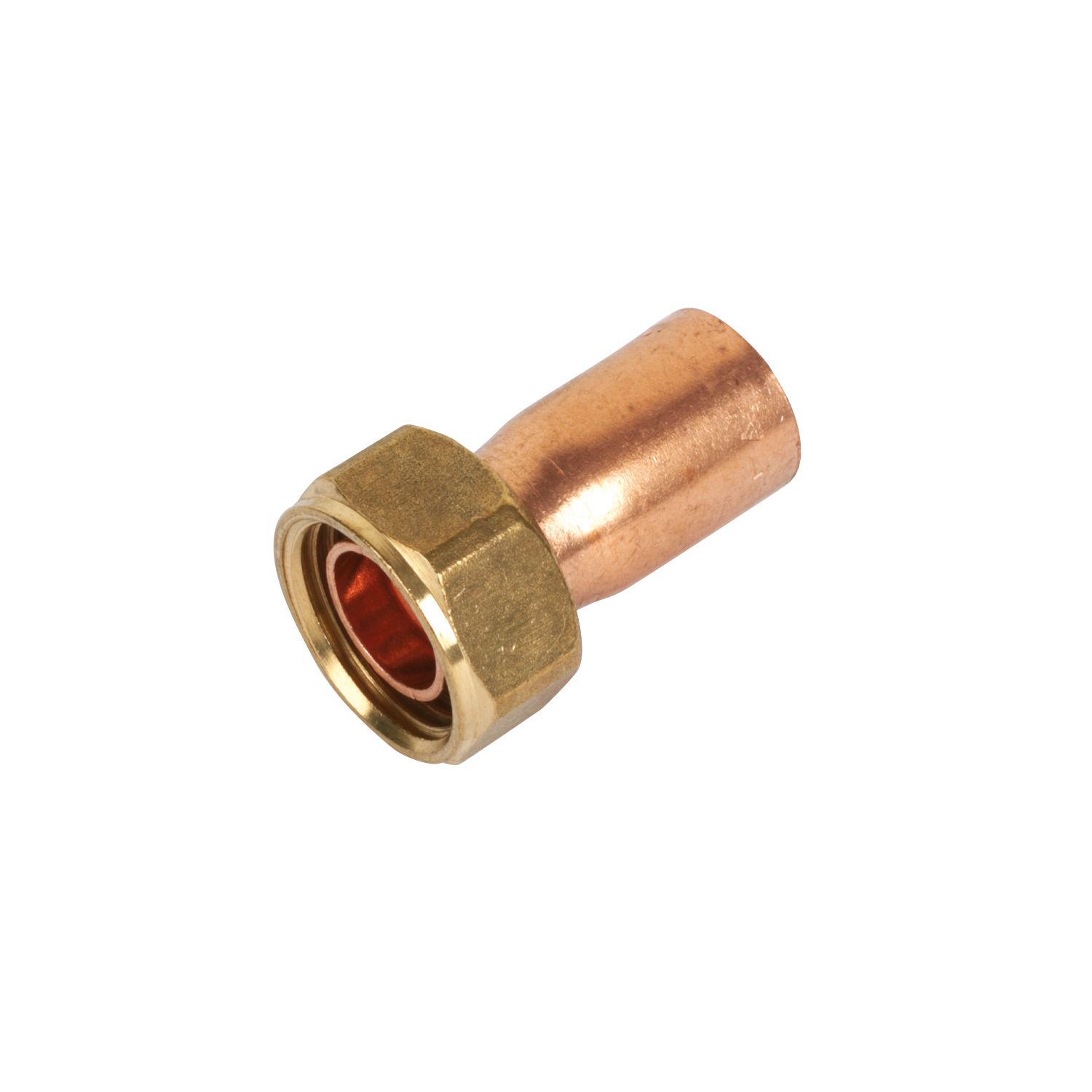 Endex Copper End Feed Straight Tap Connector 15mm x 1/2" (82243)
