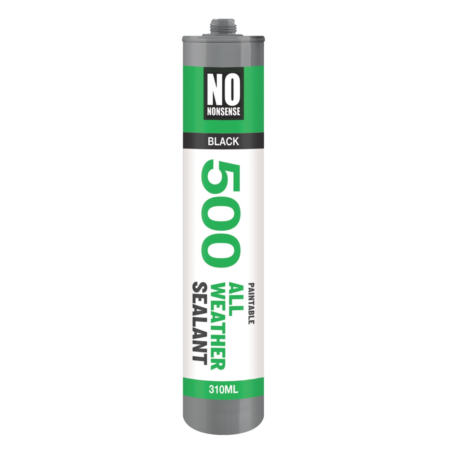 No Nonsense 500 All-Weather Sealant Black 310ml (822RU)