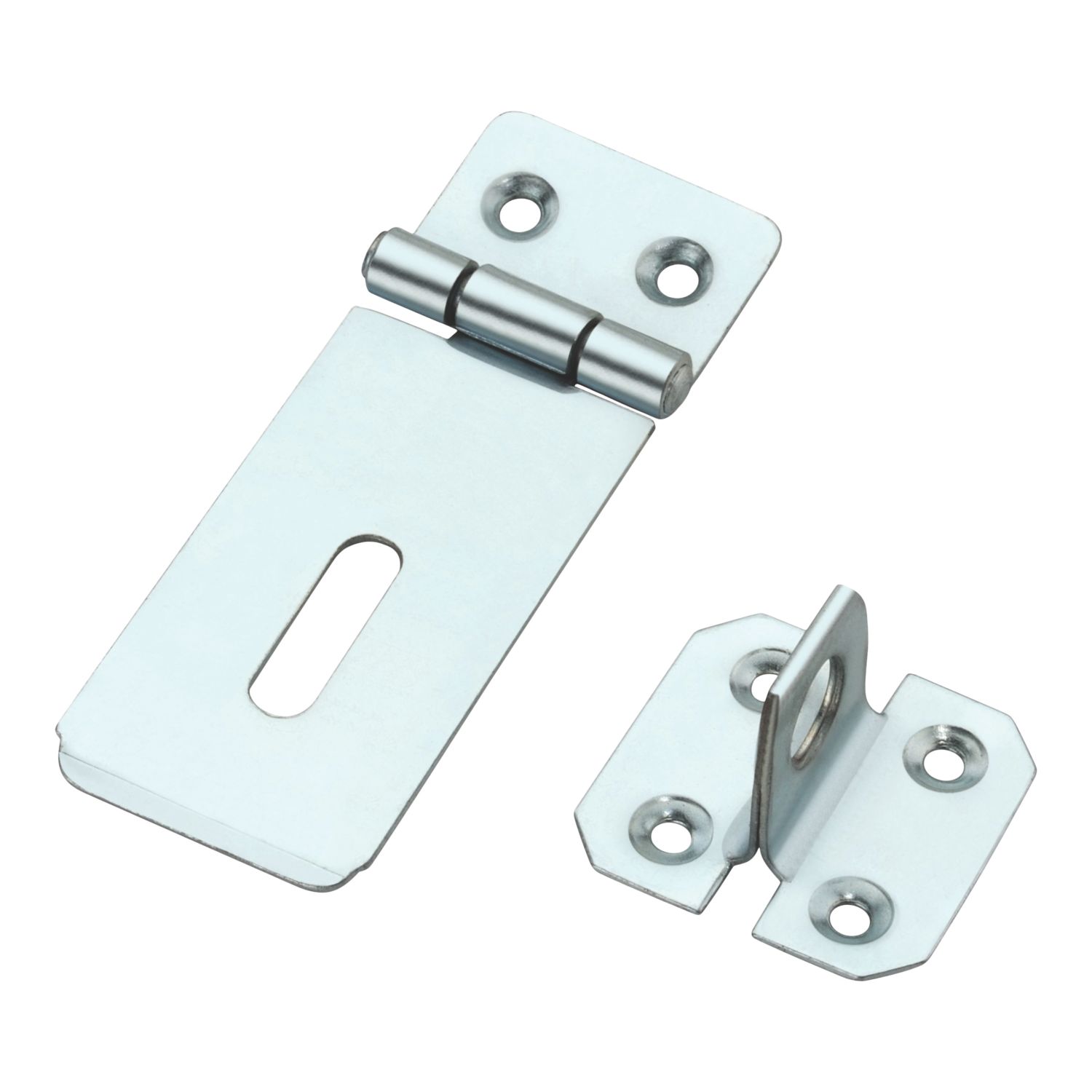 Smith & Locke Hasp & Staple Silver Zinc-Plated 90mm (822VE)
