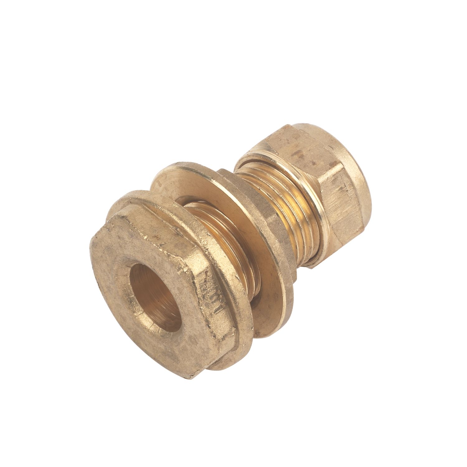 Flomasta Brass Compression Tank Connector 15mm (82376)