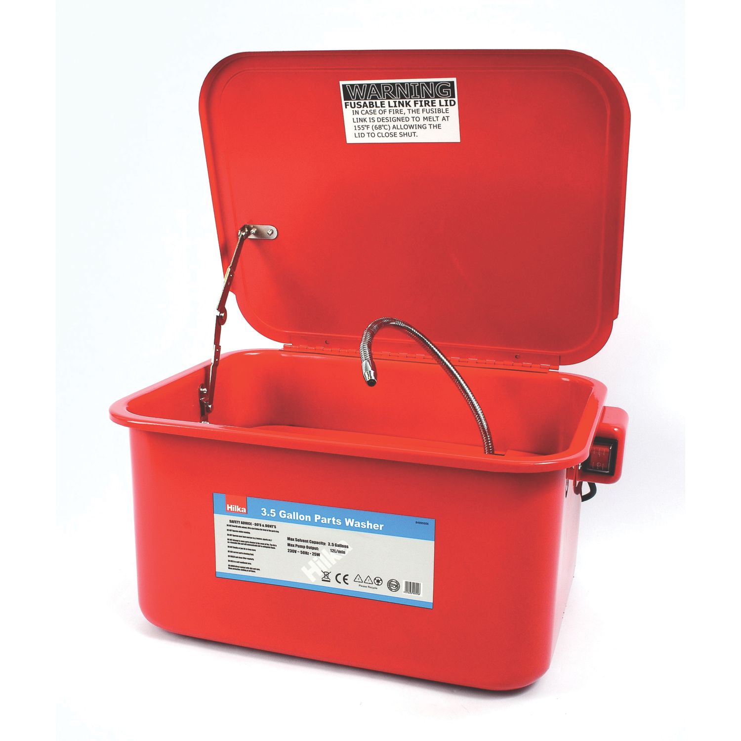 Hilka Pro-Craft Bench-Mounted Parts Washer (82636)