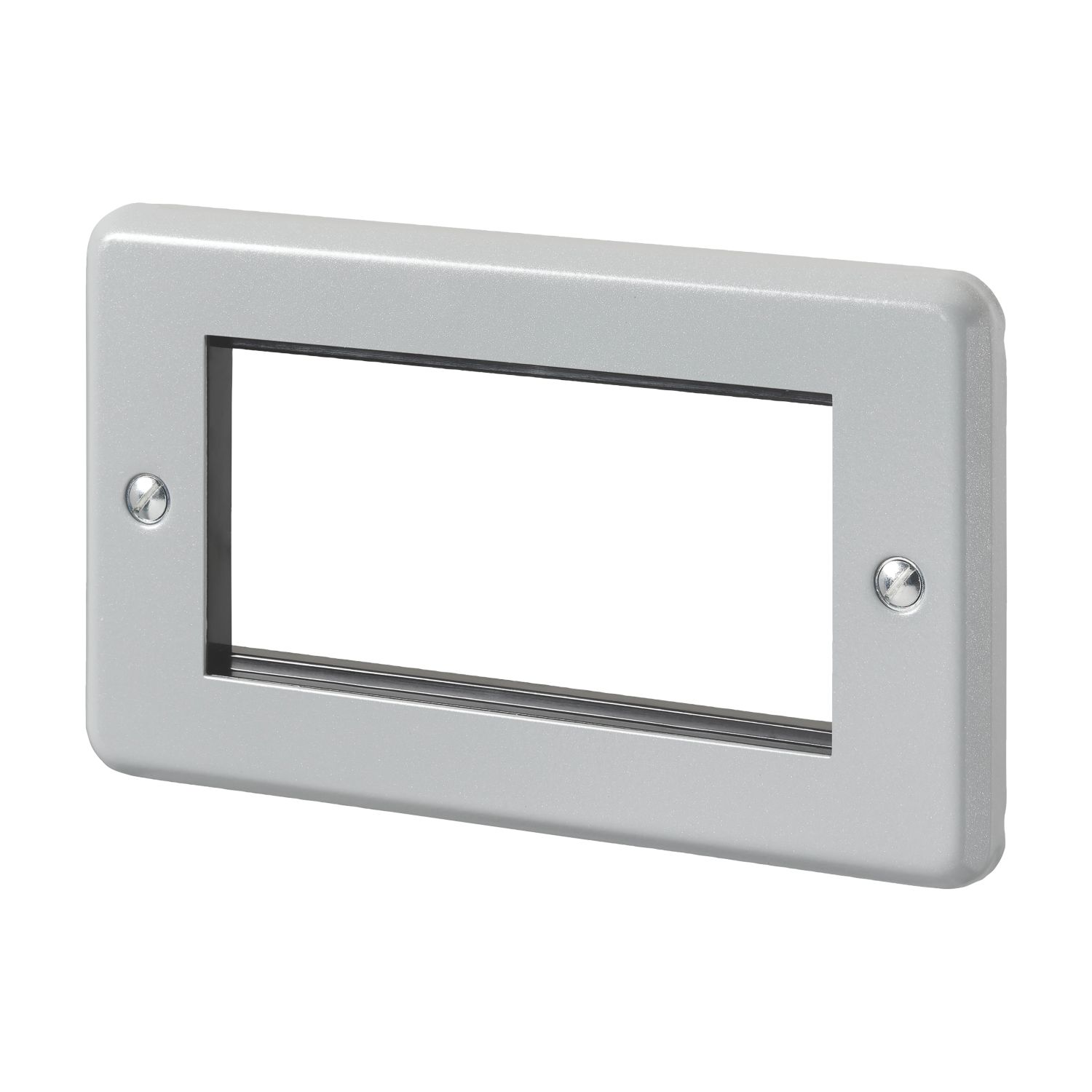 MK 4-Module Modular Faceplate Aluminium (827JR)
