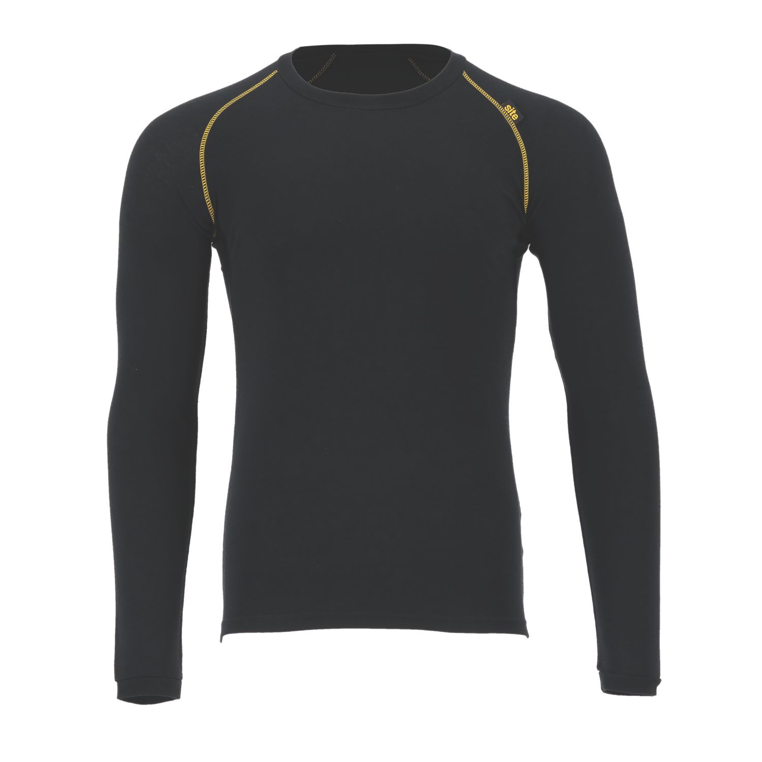 Site Kukl Long Sleeve Base Layer Top Black Large 36" Chest (828RT)