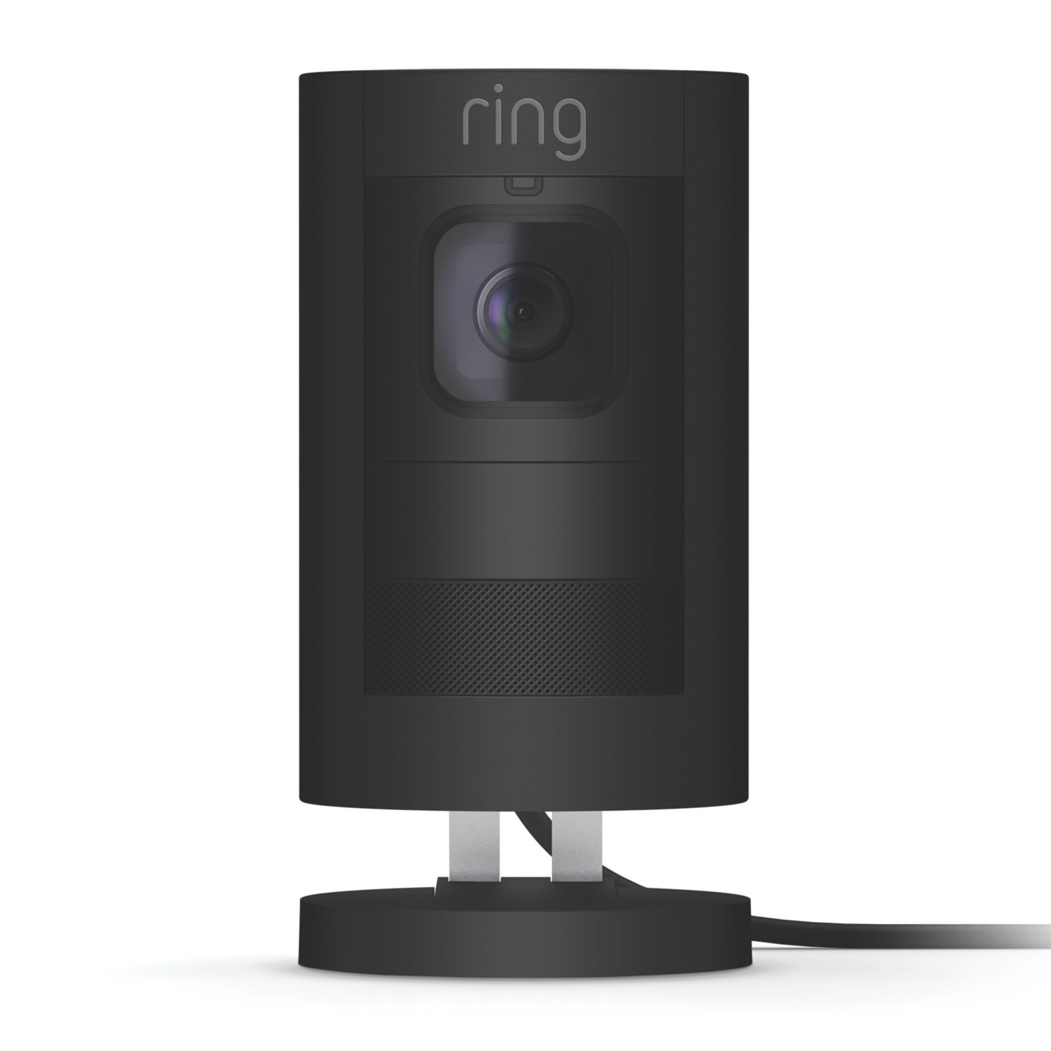 Ring 8SS1E8-BEU0 Mains or Battery-Powered Black Wired 1080p Indoor & Outdoor Cylinder Camera (829HK)