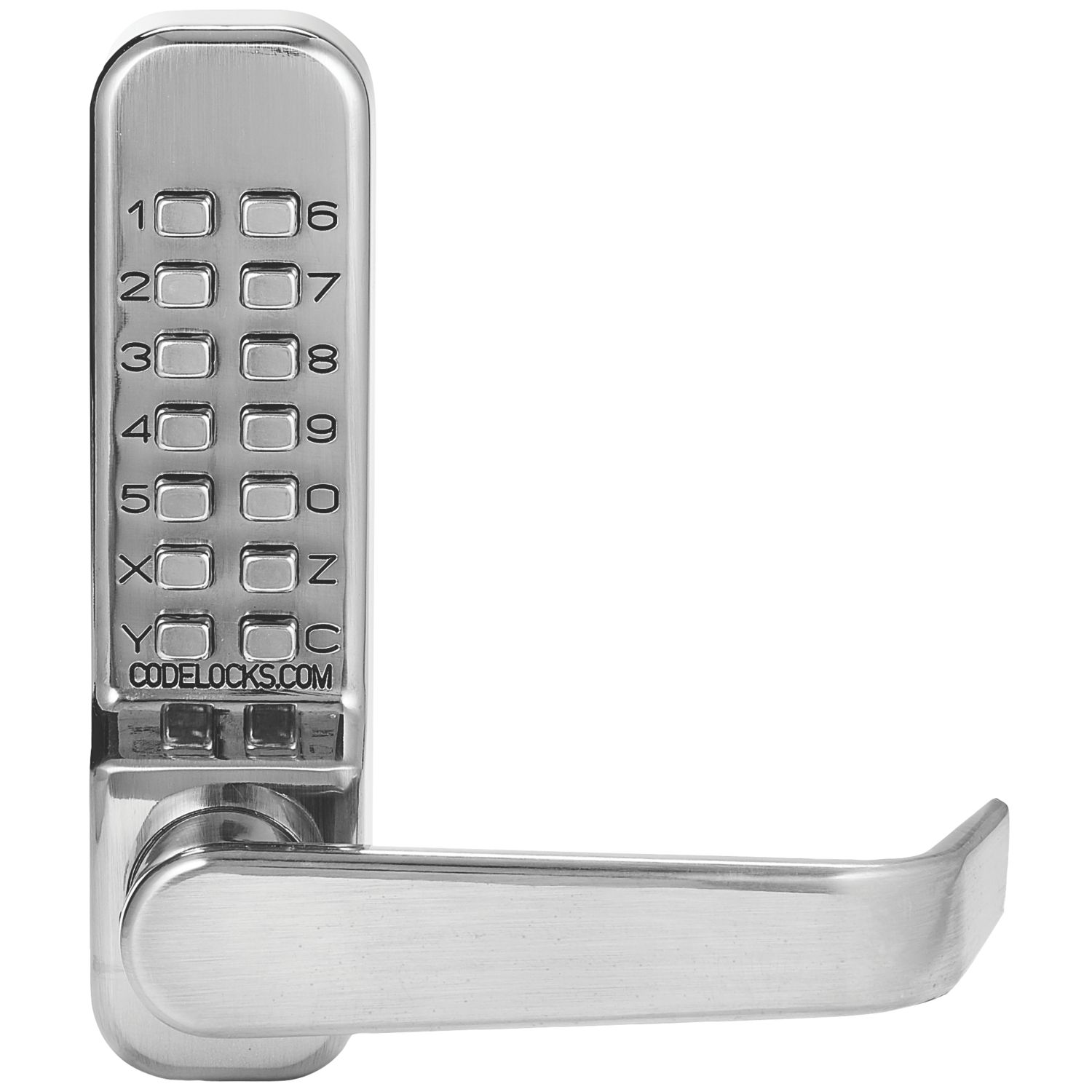 Codelocks Medium Duty Push-Button Lock 58mm Stainless Steel (8318J)