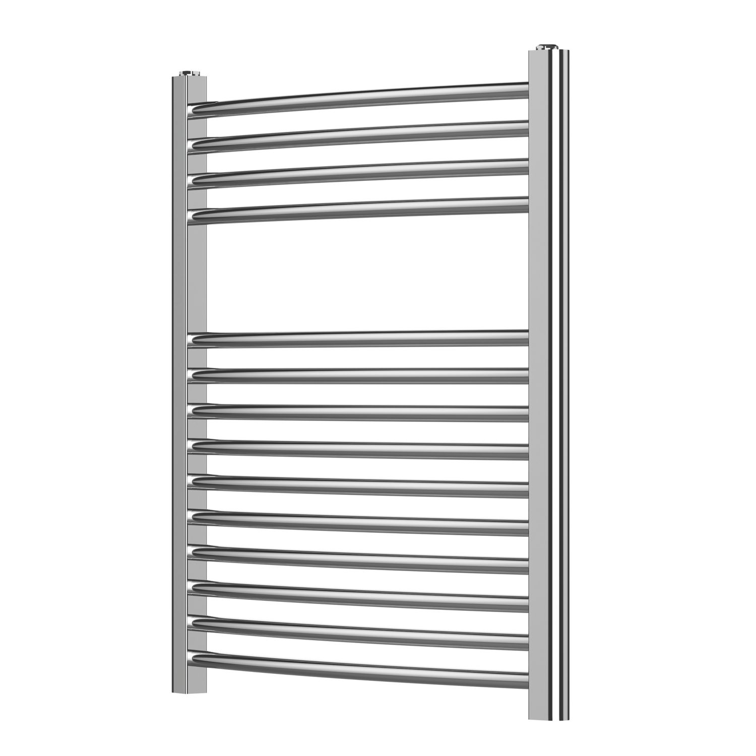 Blyss 700mm x 600mm 859BTU Chrome Curved Towel Radiator (8318V)