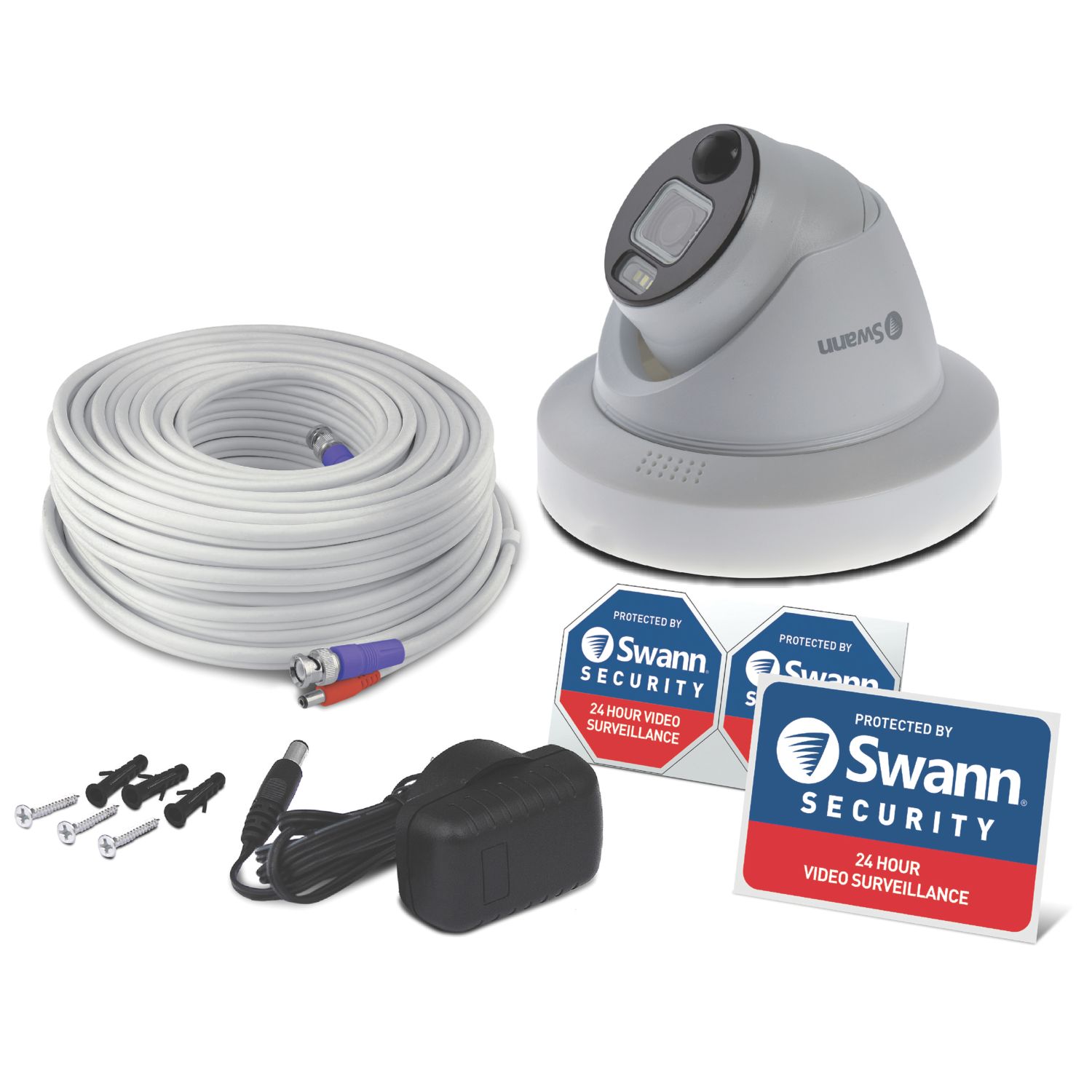 Swann Enforcer SWPRO-1080DER-EU White Wired 1080p Indoor & Outdoor Dome Add-On Camera (831PV)