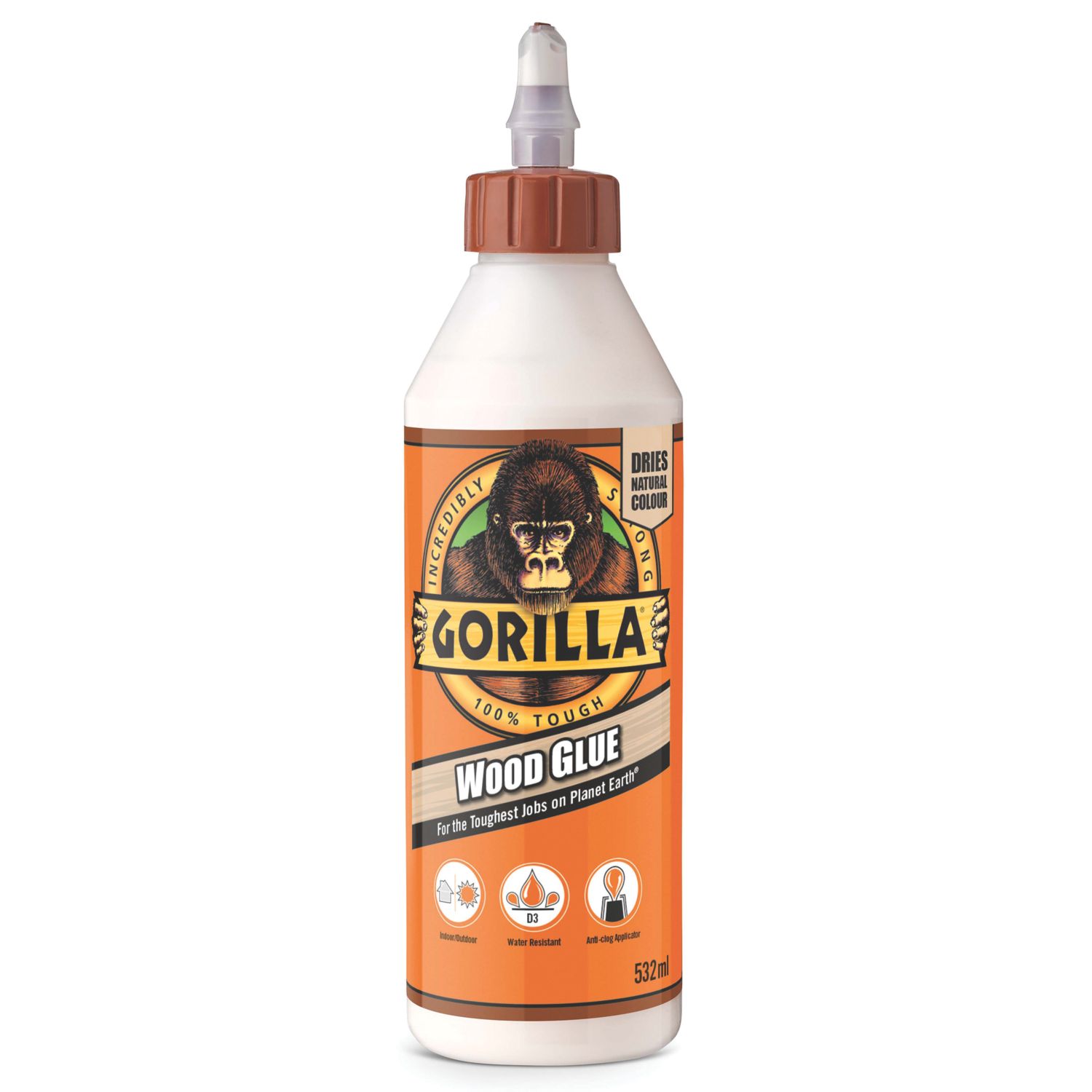 Gorilla Glue Wood Glue 532ml (83299)