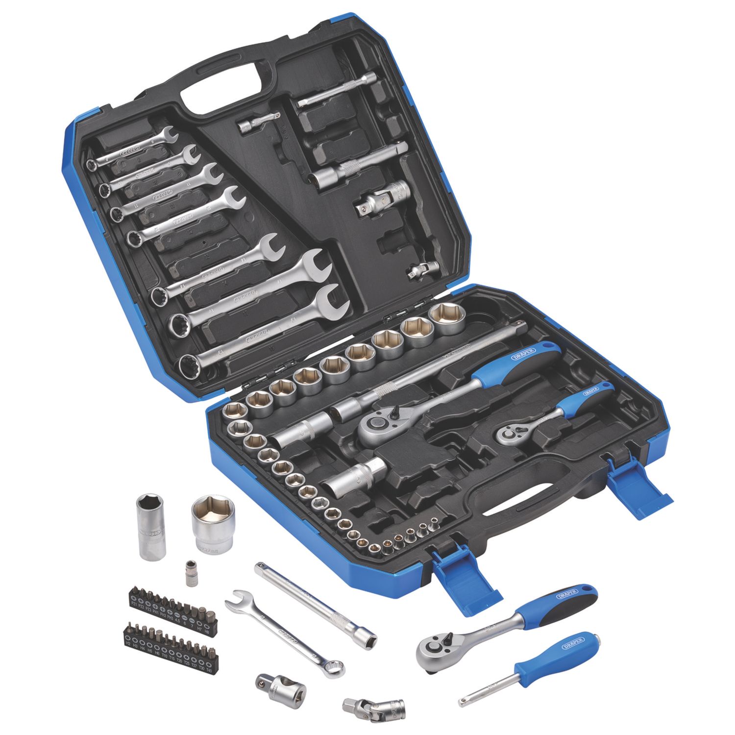 Draper Mixed Drive Metric Tool Kit 75 Pieces (833CN)