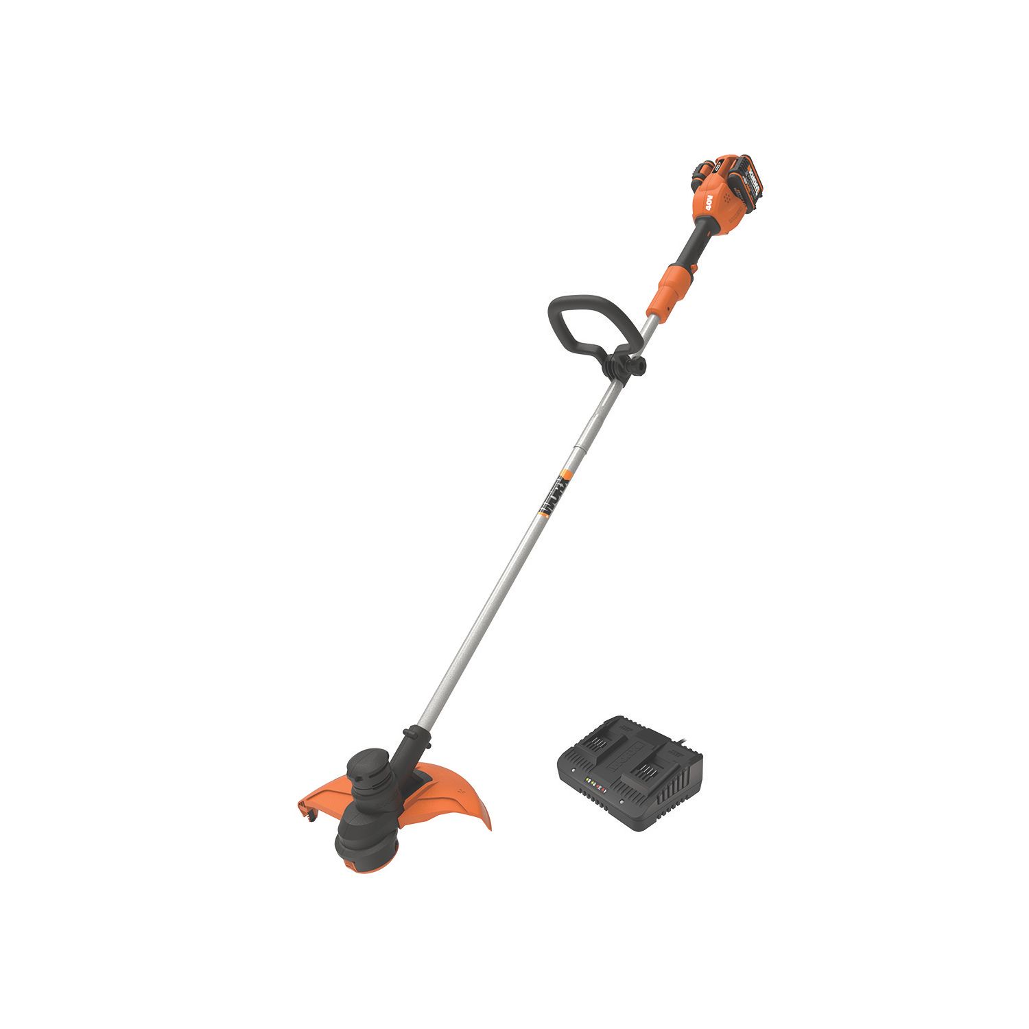 Worx WG183E 40V 2 x 2.0Ah Lithium PowerShare Cordless Grass Trimmer (835HA)