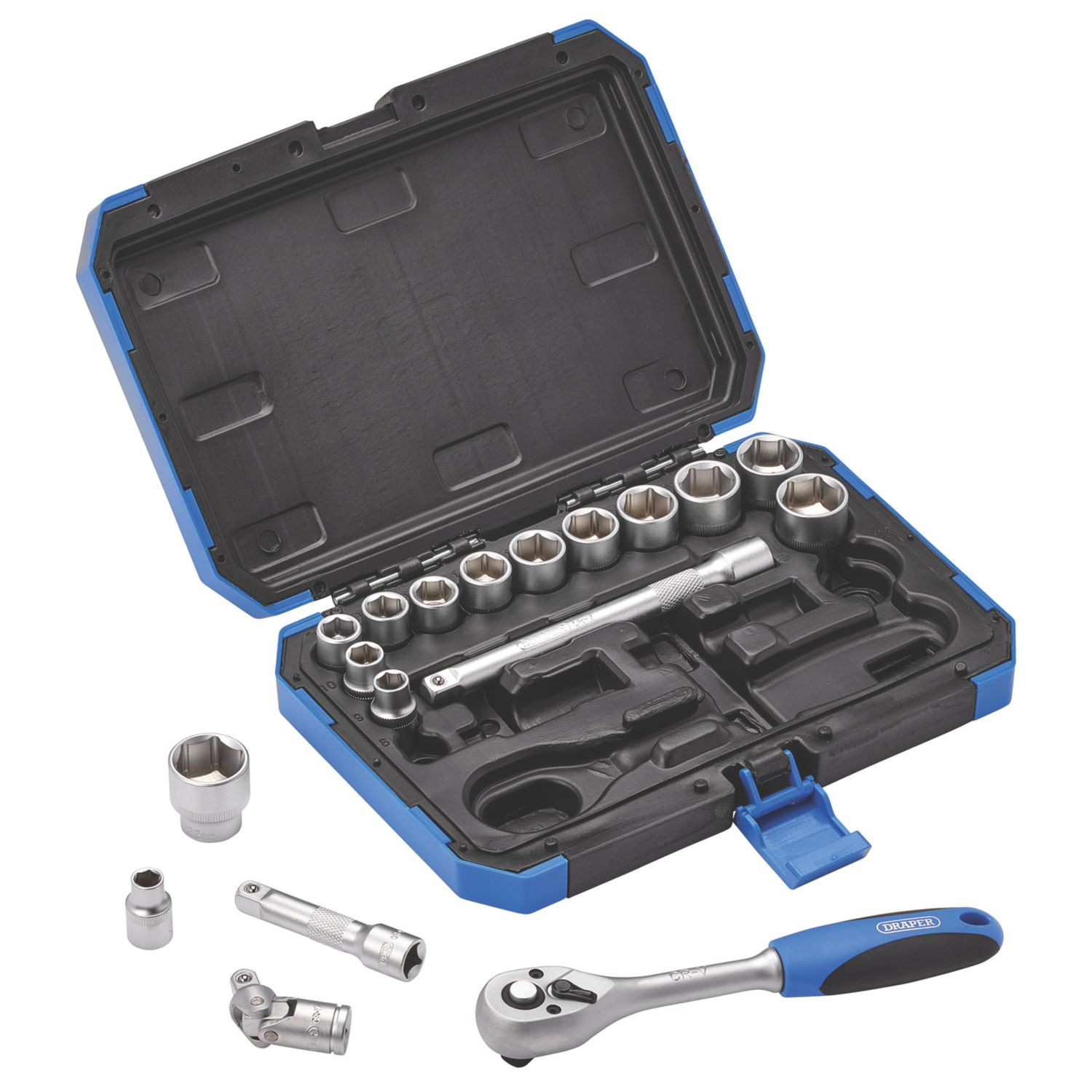 Draper 3/8" Drive Metric Socket Set 18 Pieces (836CN)