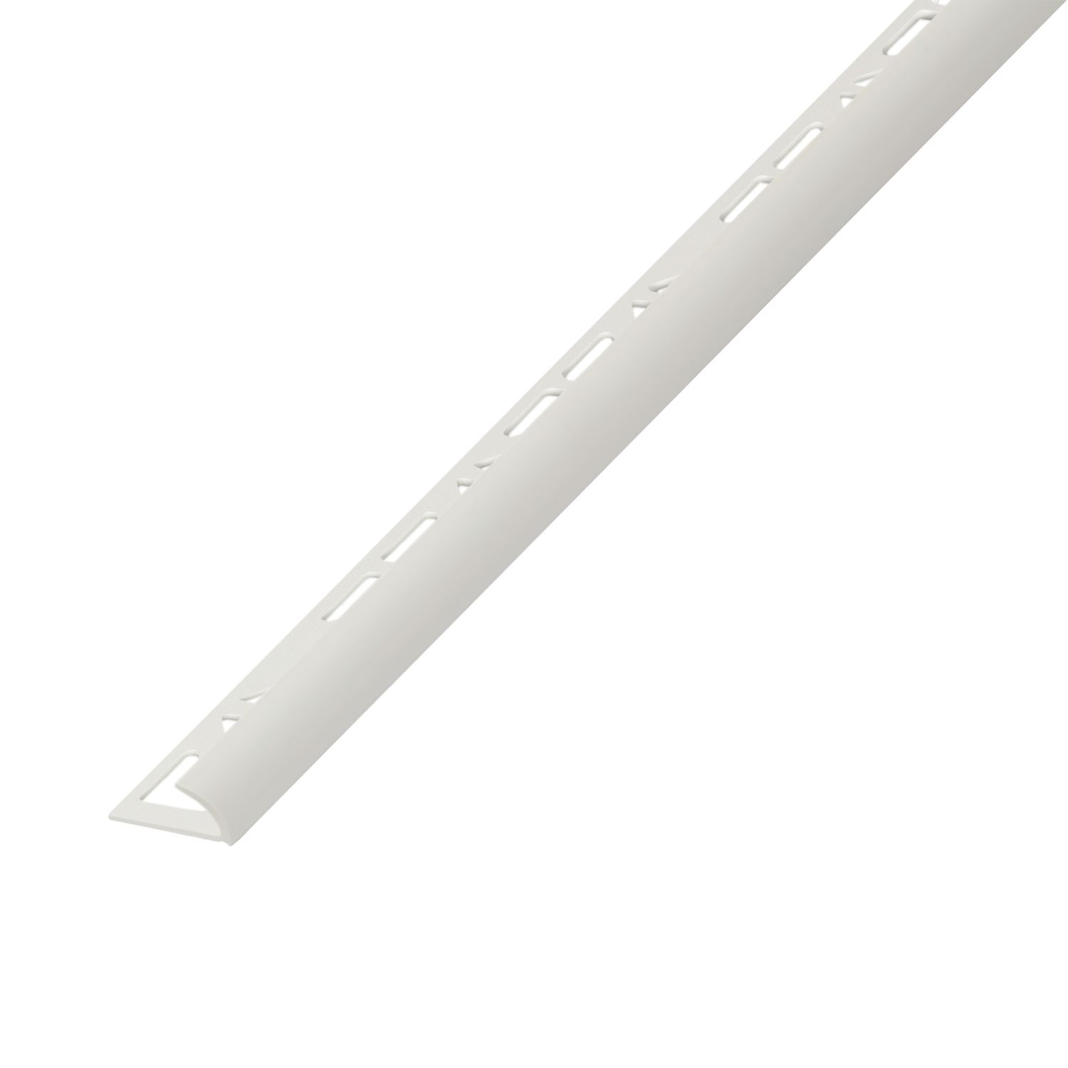 Diall 6mm Round PVC Tile Trim White 2.5m (836FL)