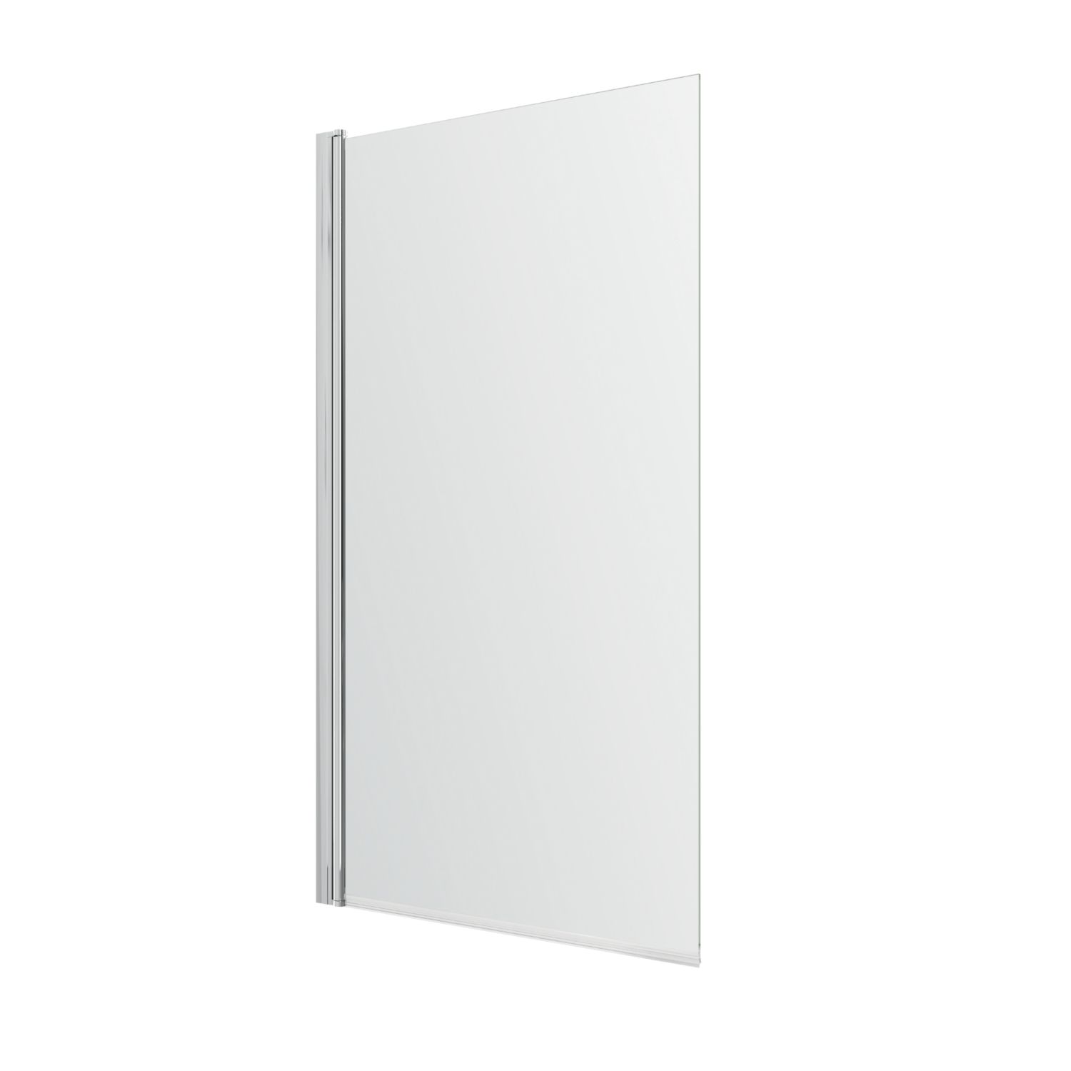 Dakota Semi-Framed Polished Chrome Hinged Bath Screen Non-Handed 780mm x 1400mm (836PC)