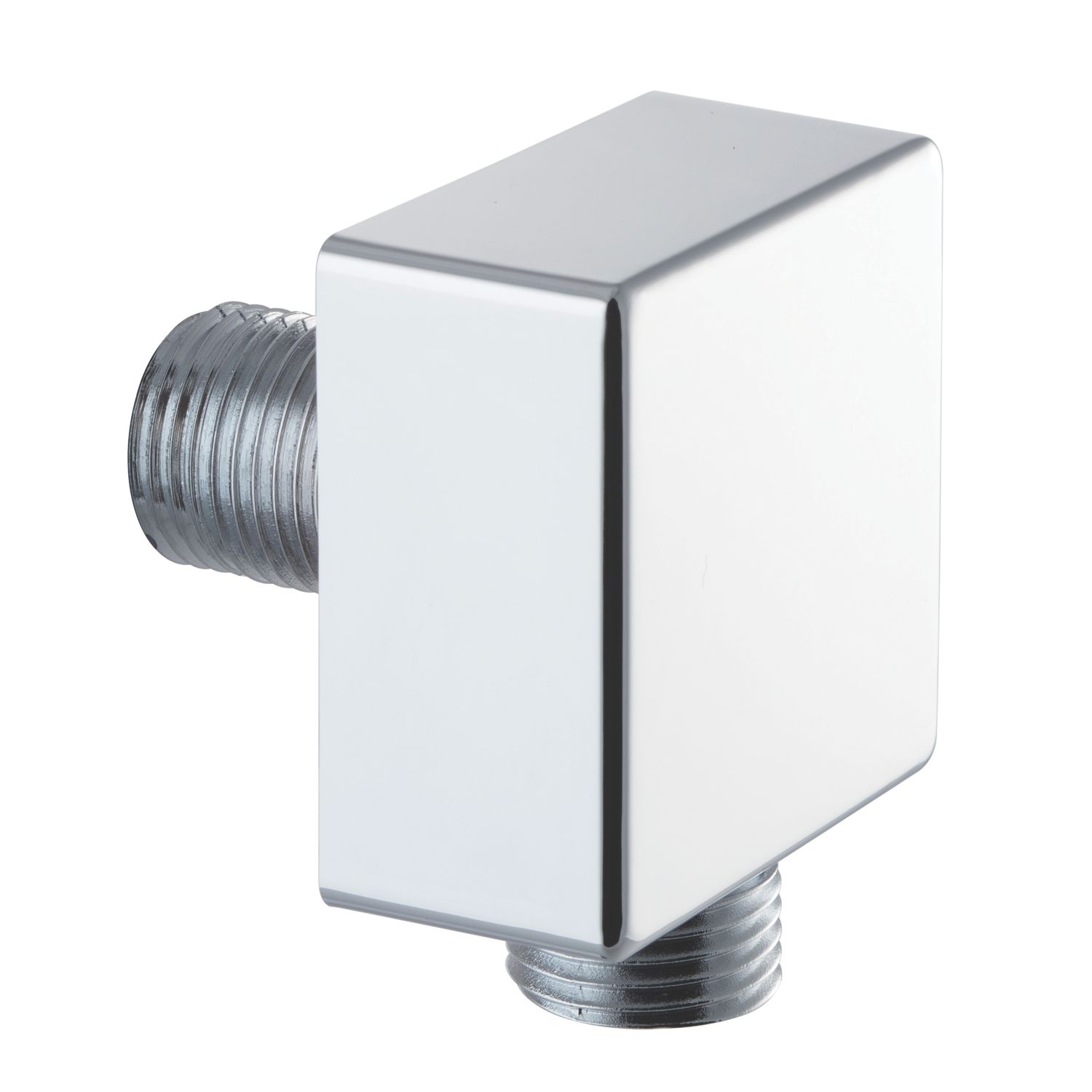 ETAL Veda Square Shower Wall Outlet Elbow Chrome 53mm (837VN)