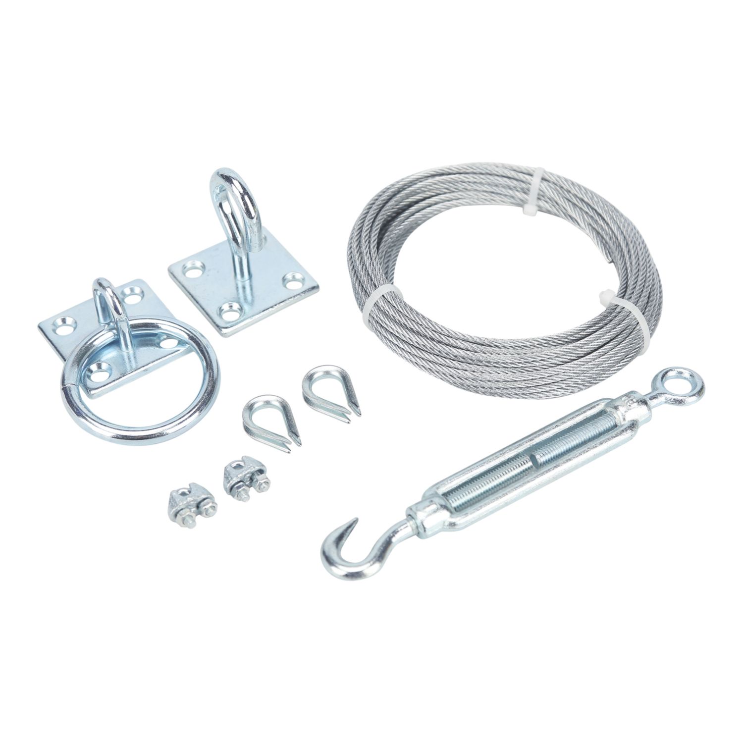 Essentials Wire Rope Kit 3mm x 30m 8 Piece Set (837YN)