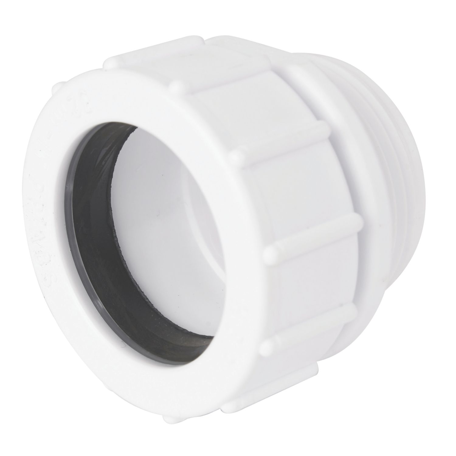 Wavin HepVo BV3S WH Universal Compression PP Running Waste Valve Adaptor White 32mm x 32mm (838PC)