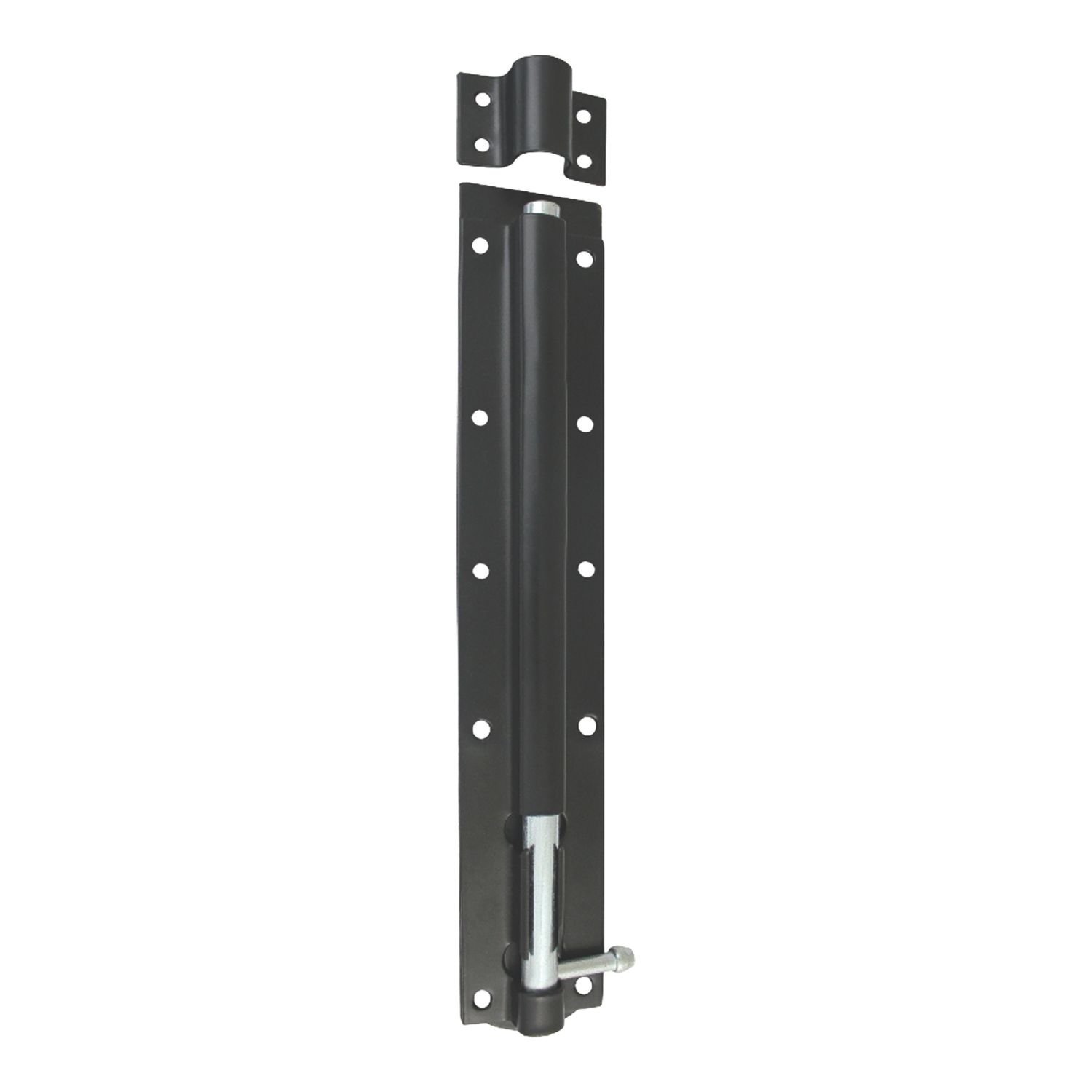 Smith & Locke Tower Gate Bolt Black 250mm (838VE)