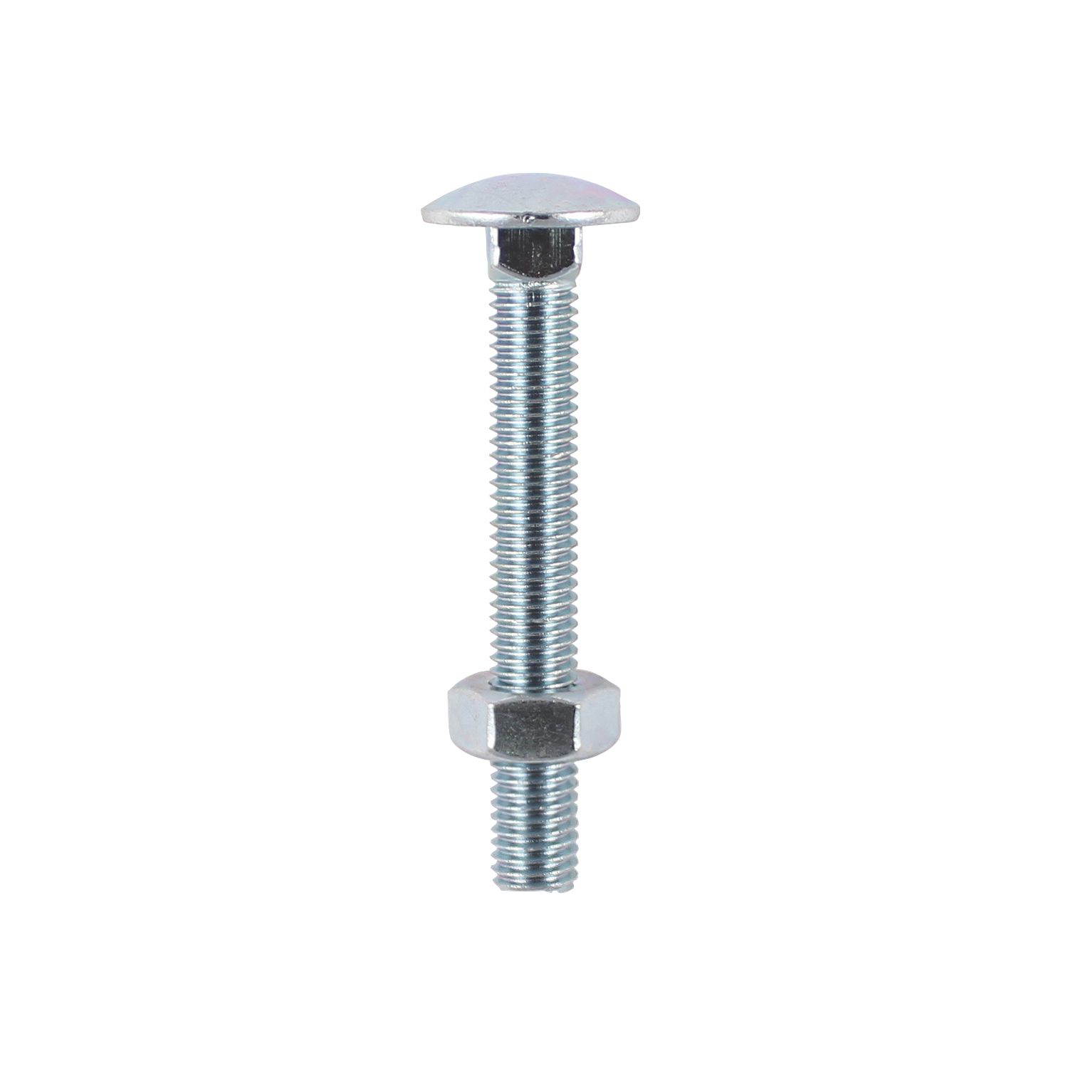 Timco Carriage Bolts Carbon Steel Zinc-Plated M6 x 100mm 100 Pack (839KF)
