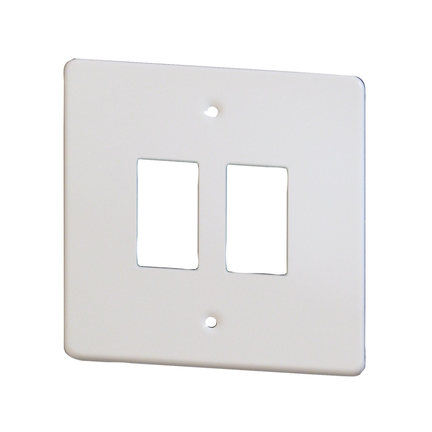 Varilight PowerGrid 2-Module Grid Faceplate White (84002)