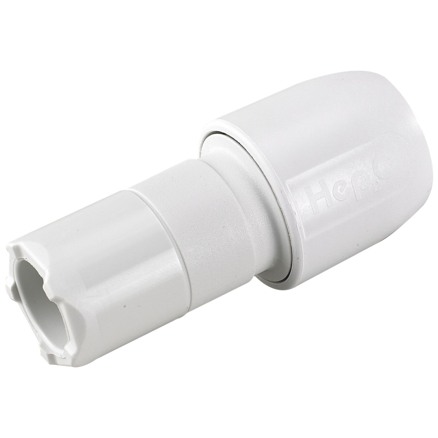 Hep2O Plastic Push-Fit Stem Coupler F 15mm x M 22mm (8401F)