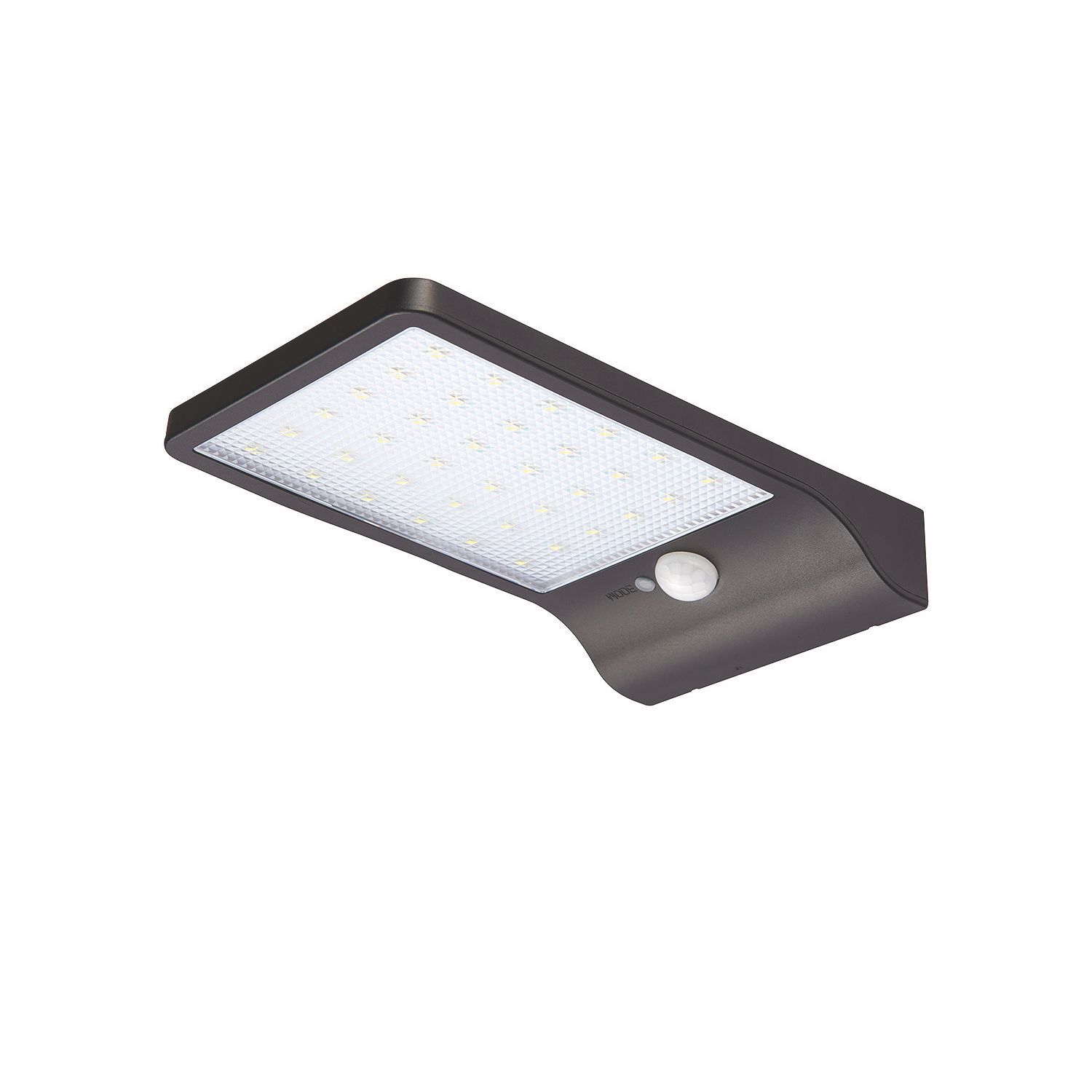 LAP Snape Outdoor LED Solar-Powered Floodlight With PIR Sensor Matt Black 400lm (8403P)
