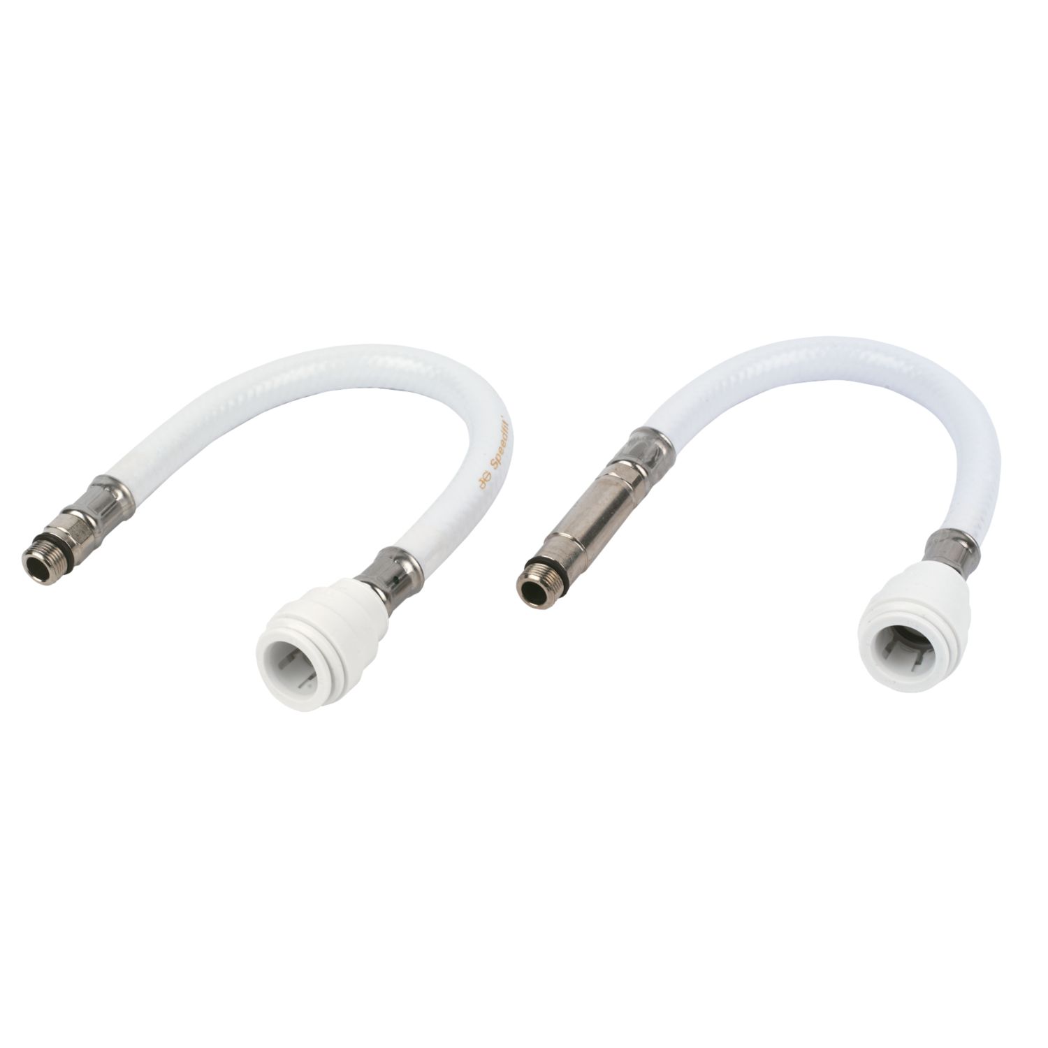 JG Speedfit Push-Fit Monobloc Tap Connectors 15mm x M12 x 300mm 2 Pack (84084)