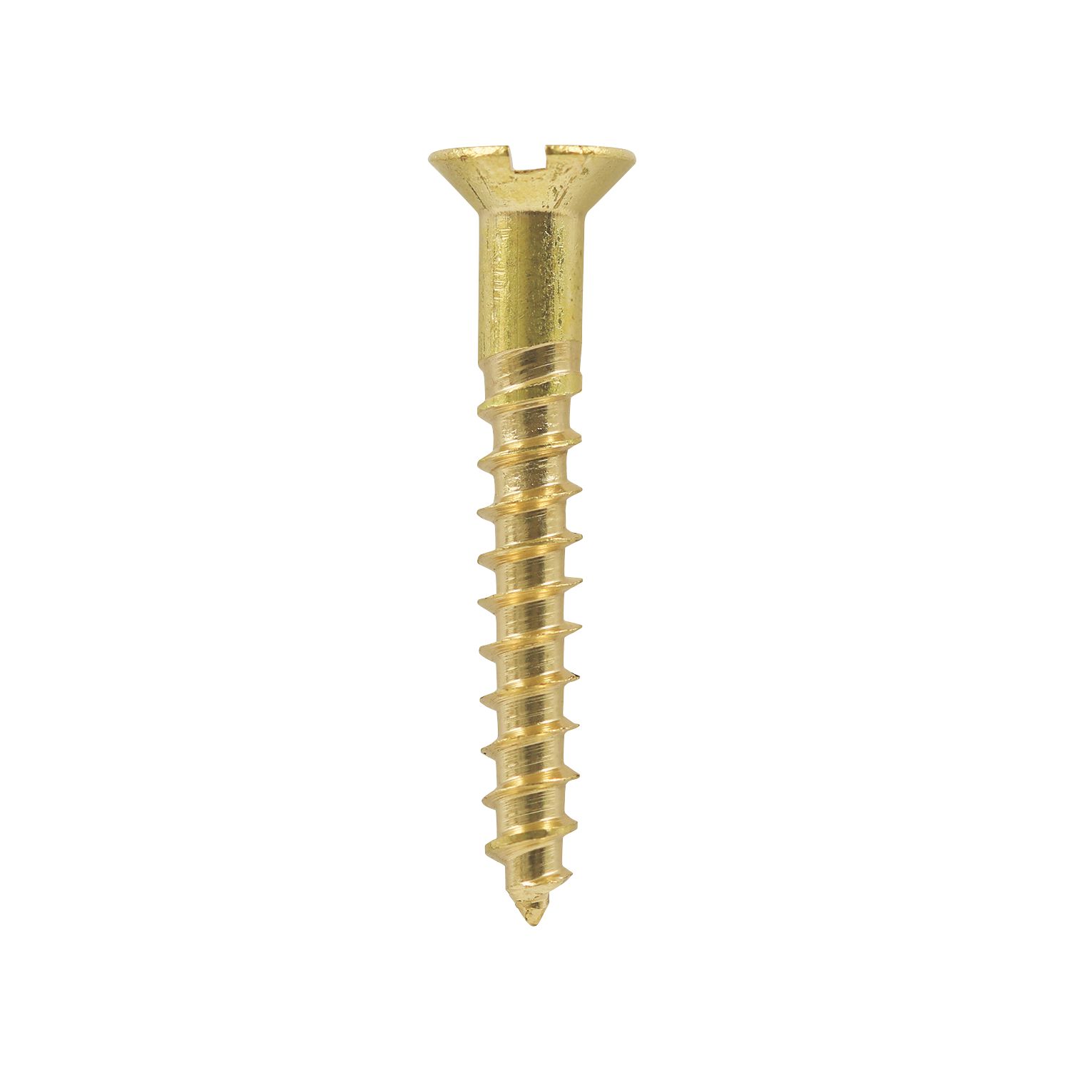 Timco Slotted Countersunk Self Tapping Wood Screws 10ga x 1 1/2" 200 Pack (840KF)