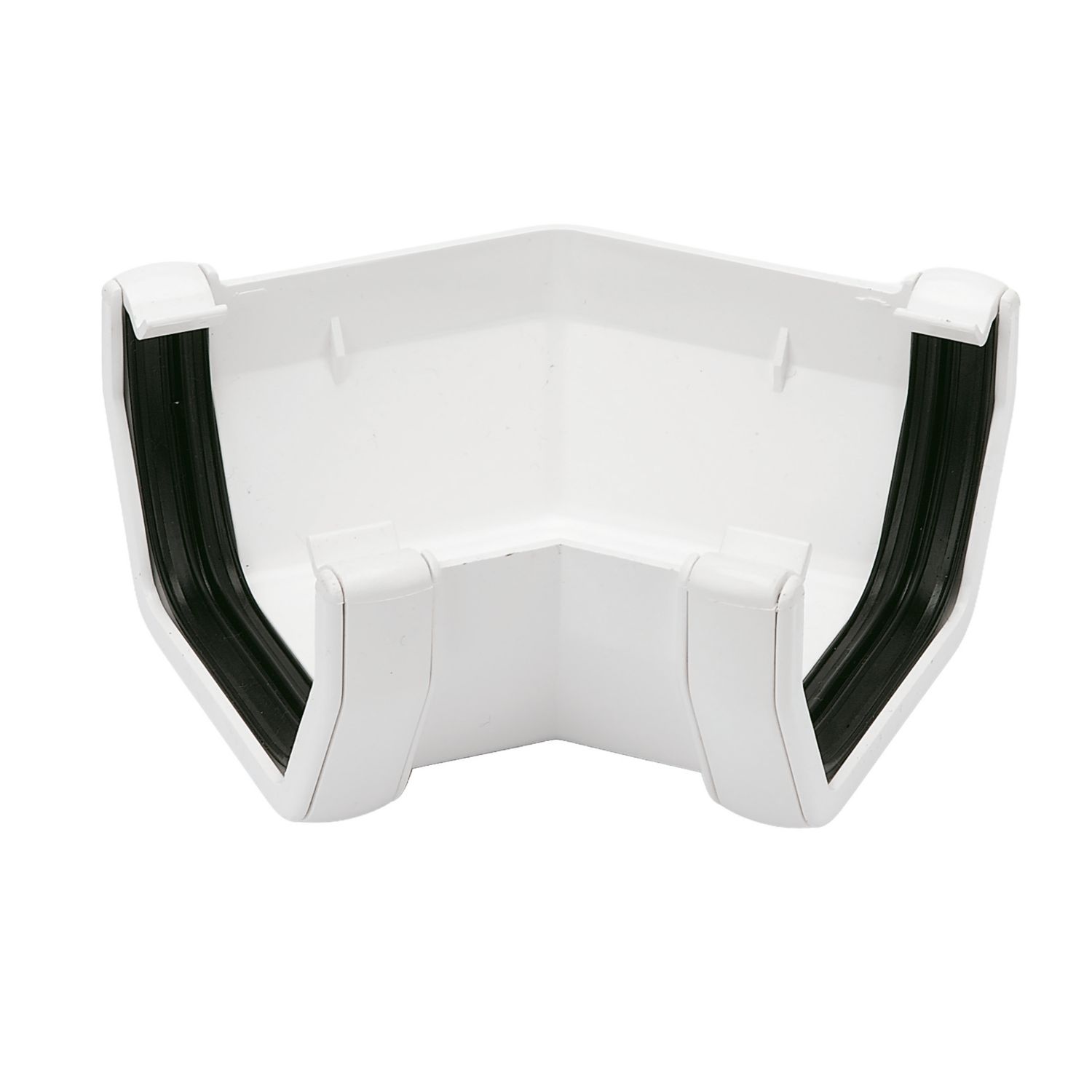 FloPlast uPVC 135° Square Gutter Angle White 114mm (84129)