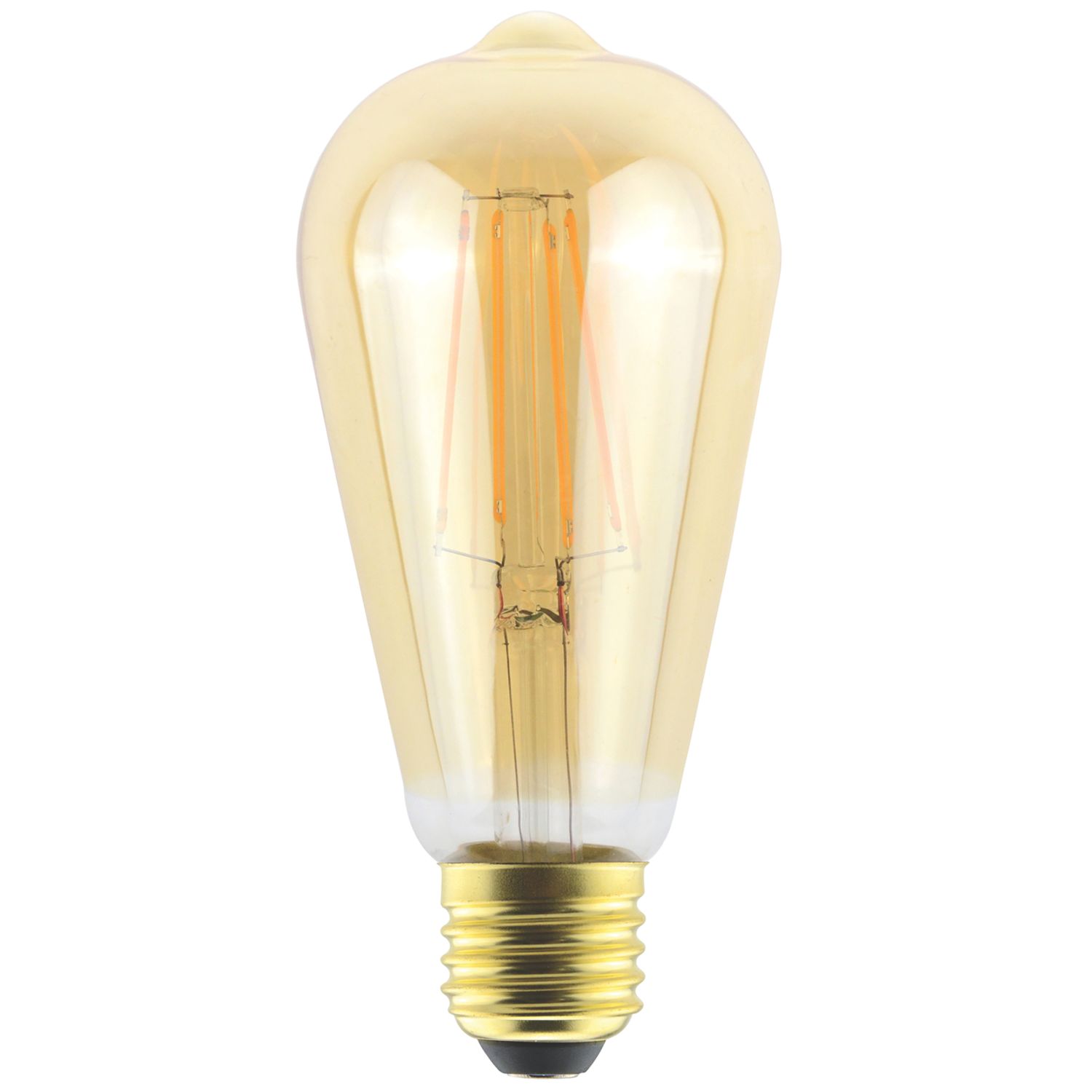 LAP E27 ST64 LED Virtual Filament Light Bulb 470lm 3.4W (841PP)