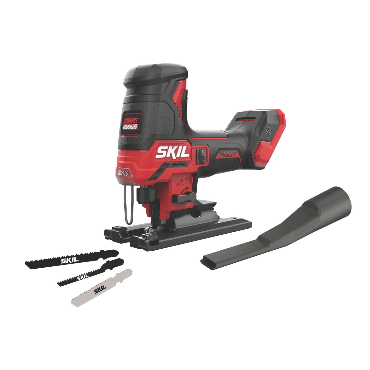 Skil SW1E3440CA 20V Li-Ion PWRCORE 20 Brushless Cordless Jigsaw - Bare (842KG)