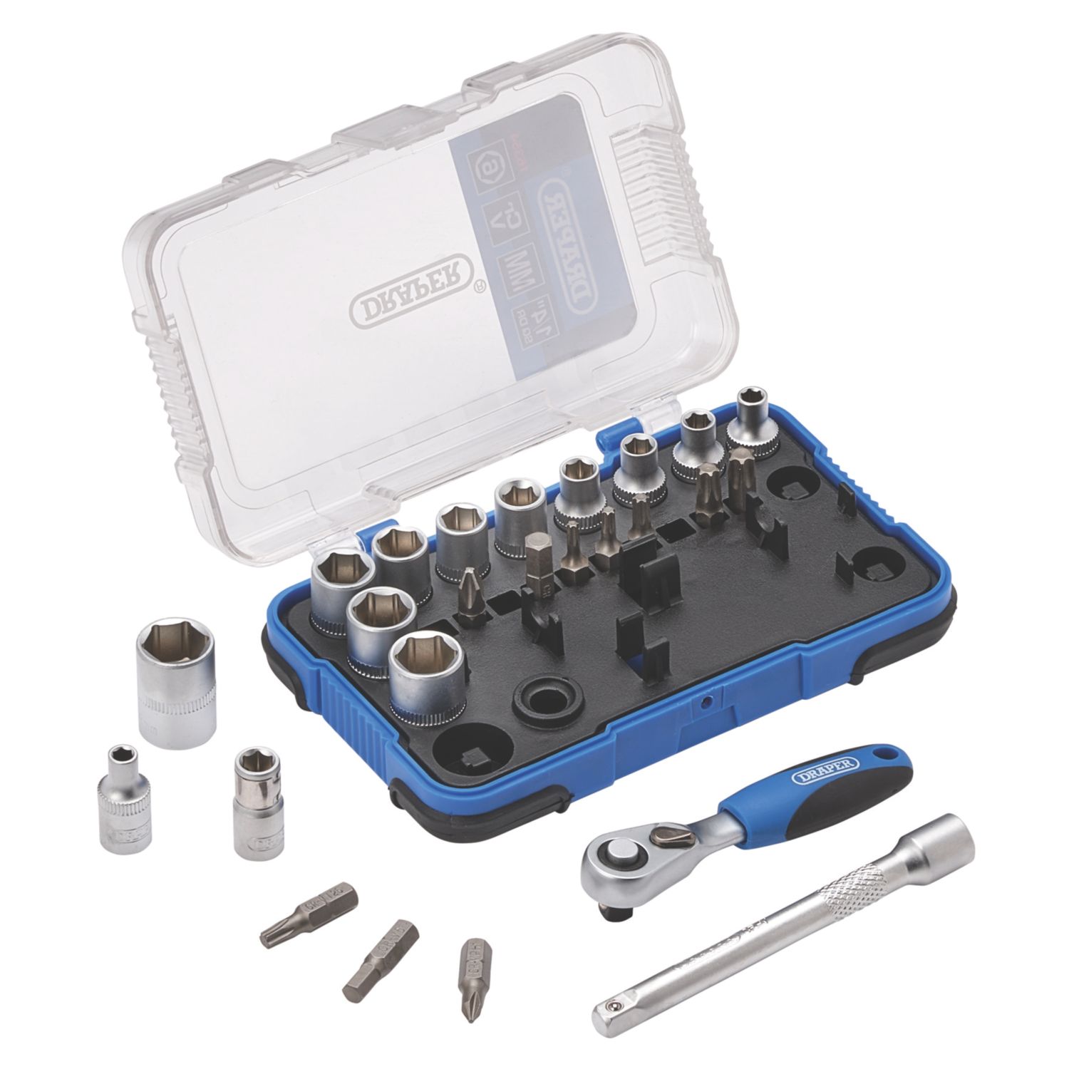 Draper Mixed Drive Metric Socket Set 25 Pack (844CN)