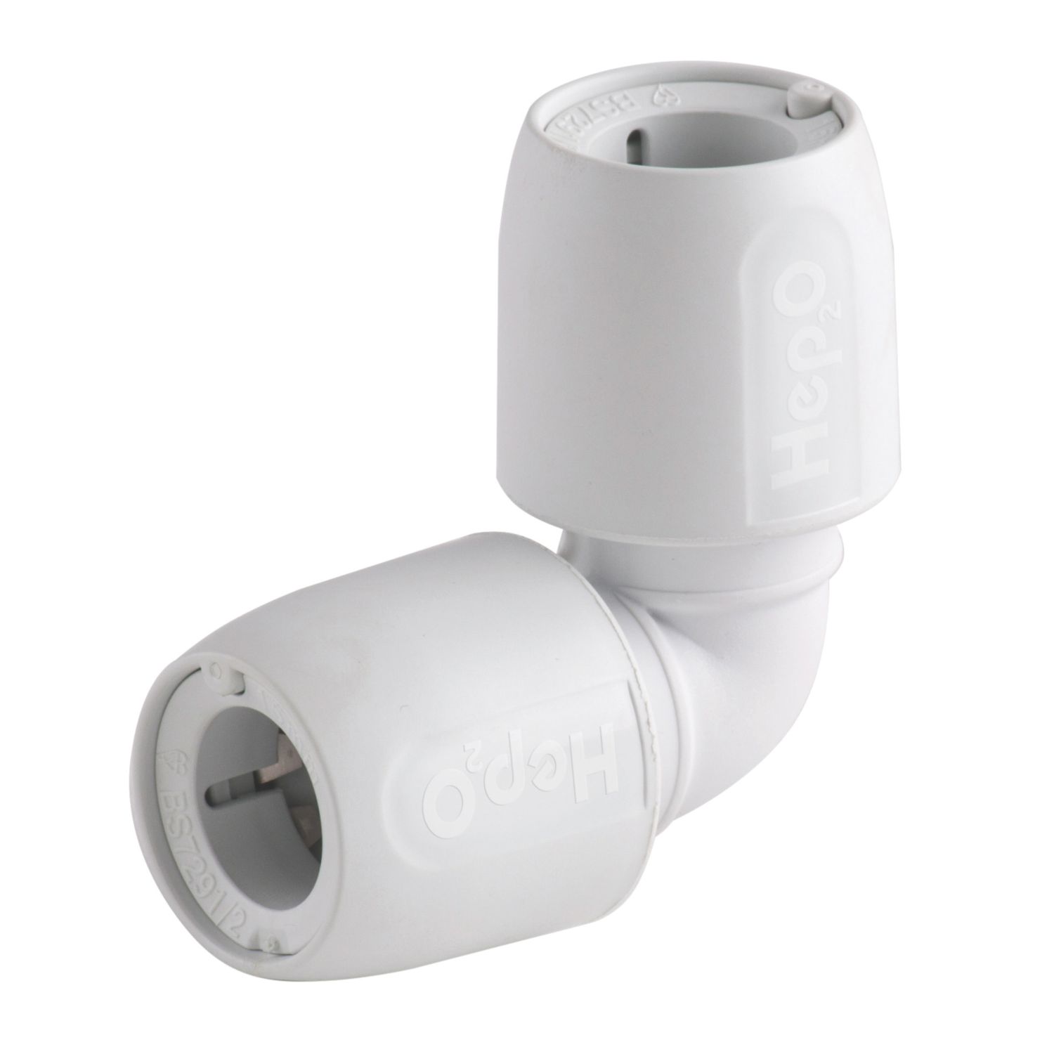 Hep2O Plastic Push-Fit Equal 90° Elbow 22mm (8452F)