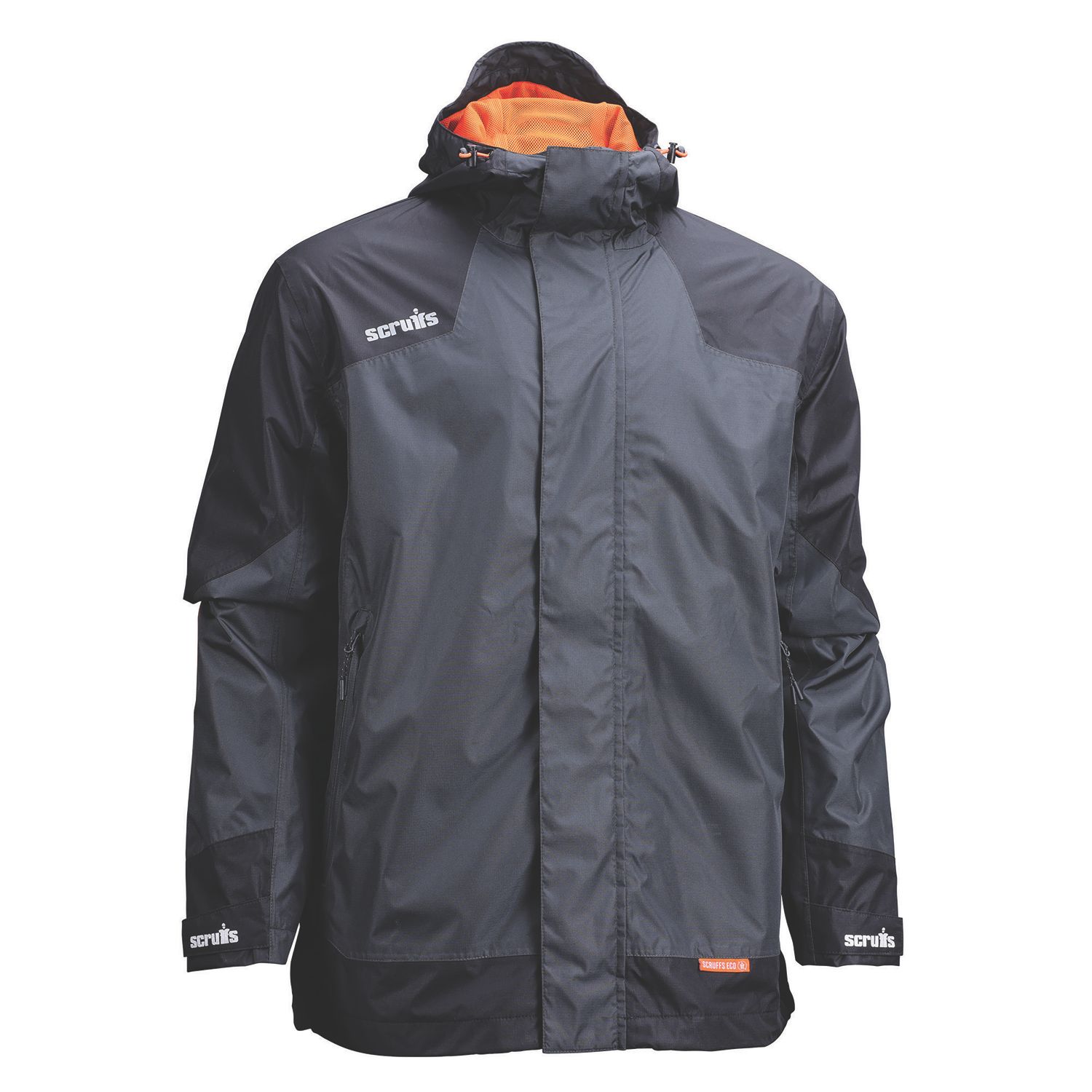 Scruffs Trade Waterproof Jacket Graphite/Black Medium 40" Chest (845RT)