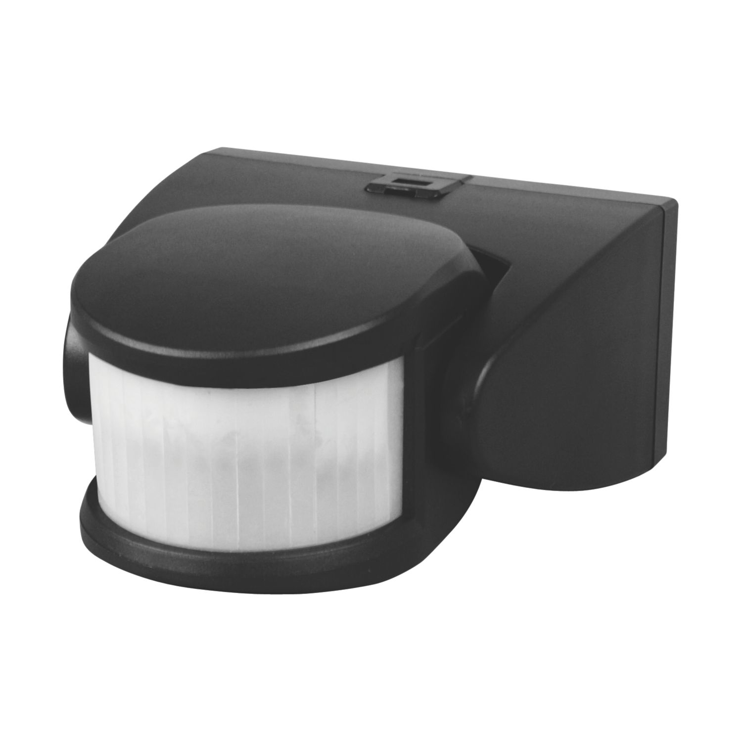 LAP Indoor & Outdoor White/Black PIR Standalone Sensor 180° (8461V)