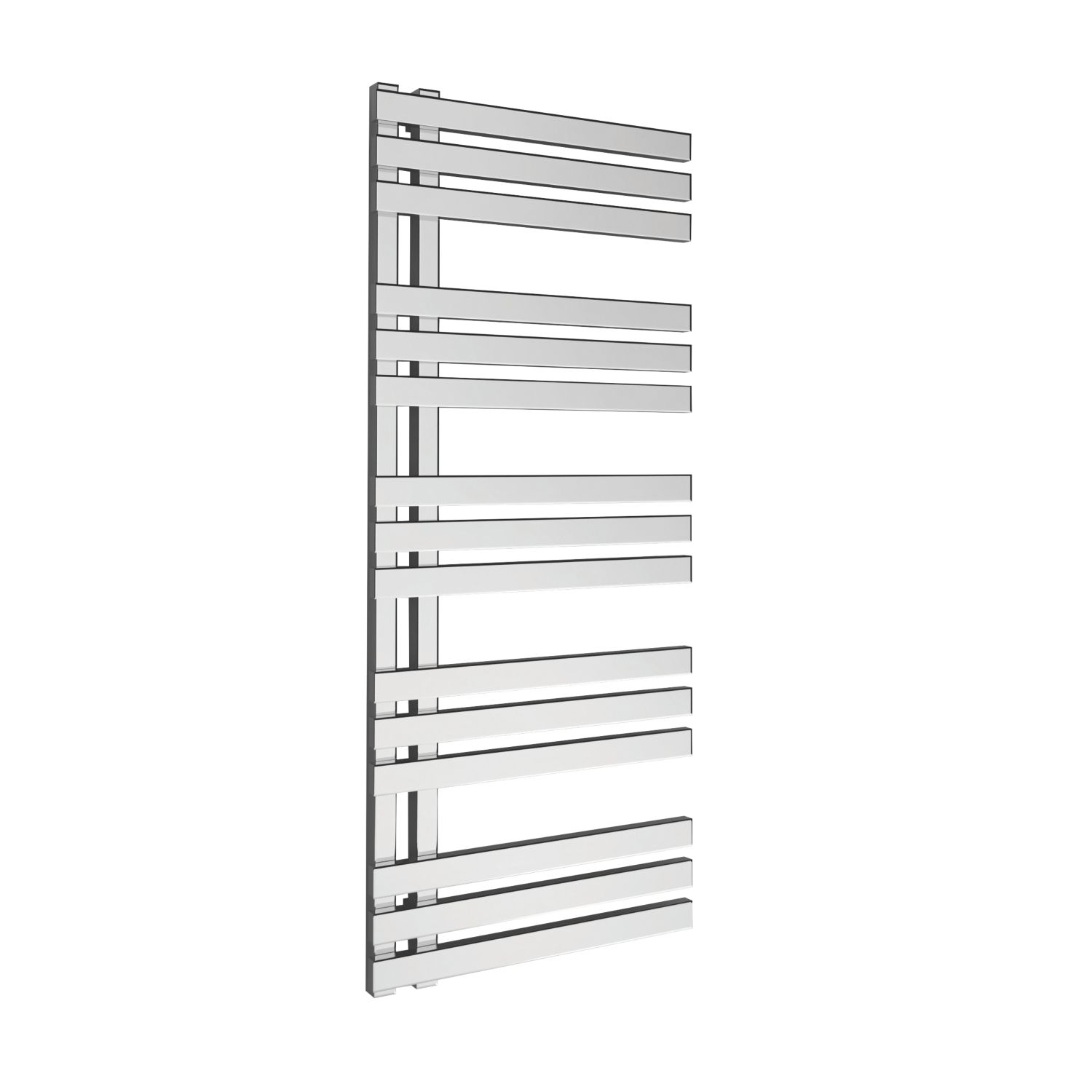 Kudox 1200mm x 500mm 1187BTU Chrome Flat Designer Towel Radiator (846FH)