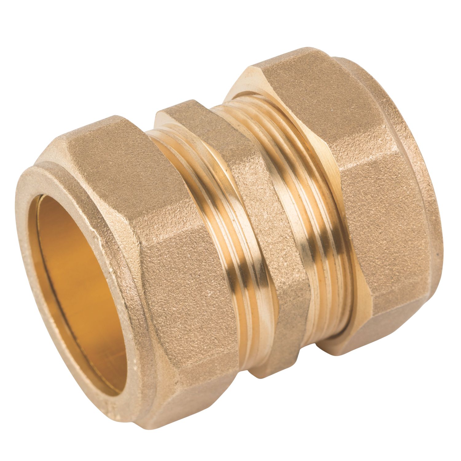 Midbrass Brass Compression Adapting Female Coupler 22mm x 3/4" (846HP)