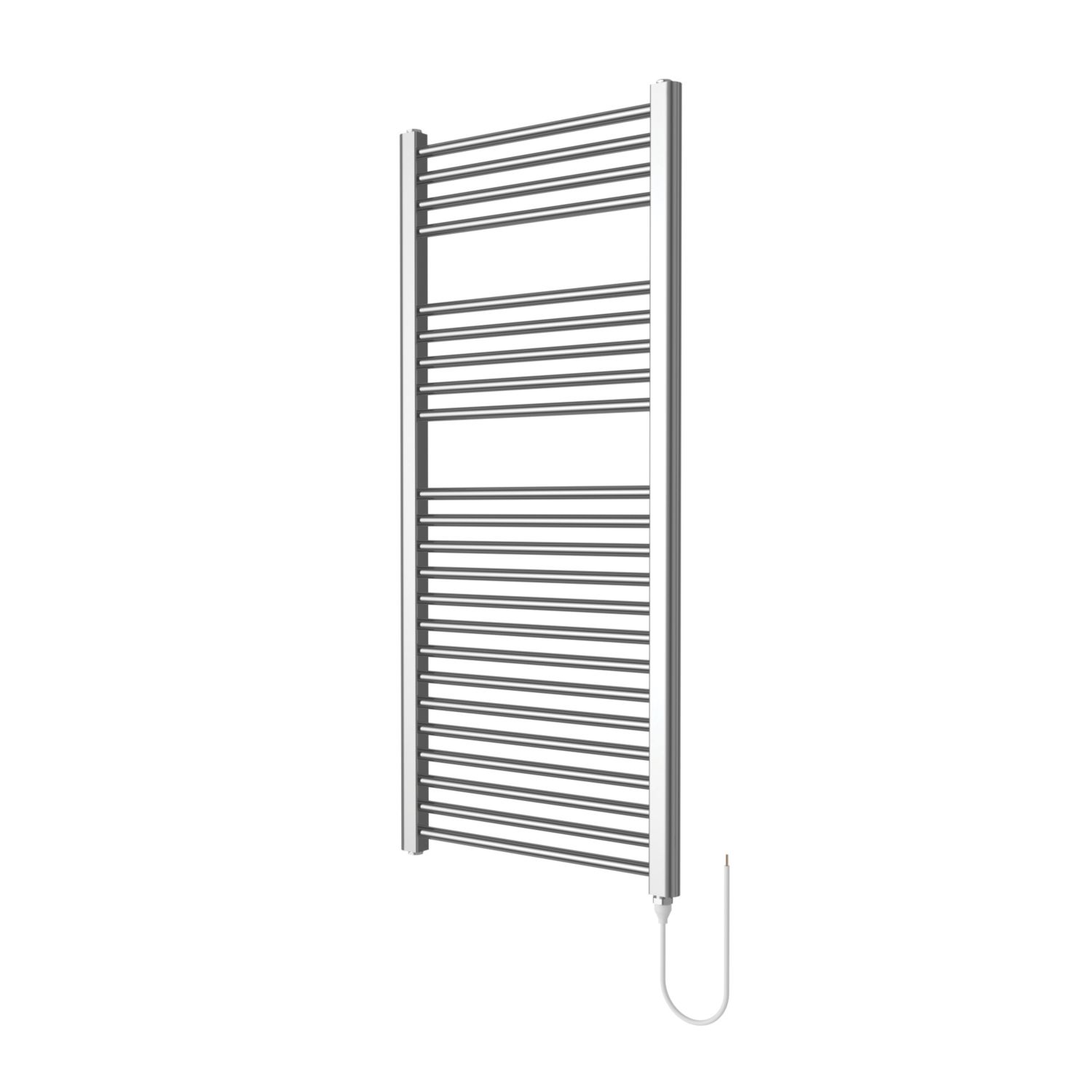 Flomasta 1100mm x 500mm 853BTU Chrome Flat Electric Towel Radiator (8470D)