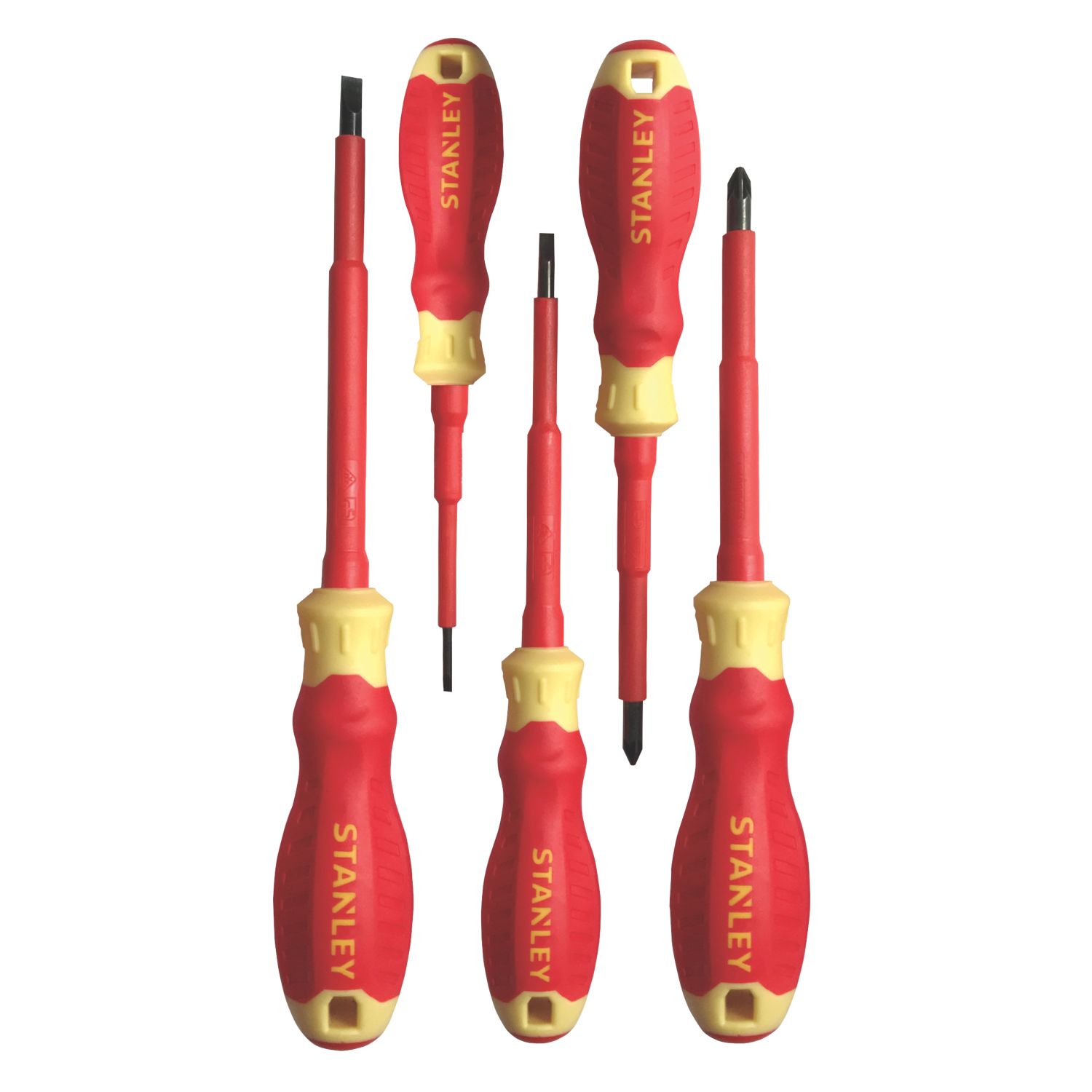 Stanley Mixed VDE Screwdriver Set 5 Pieces (847HG)