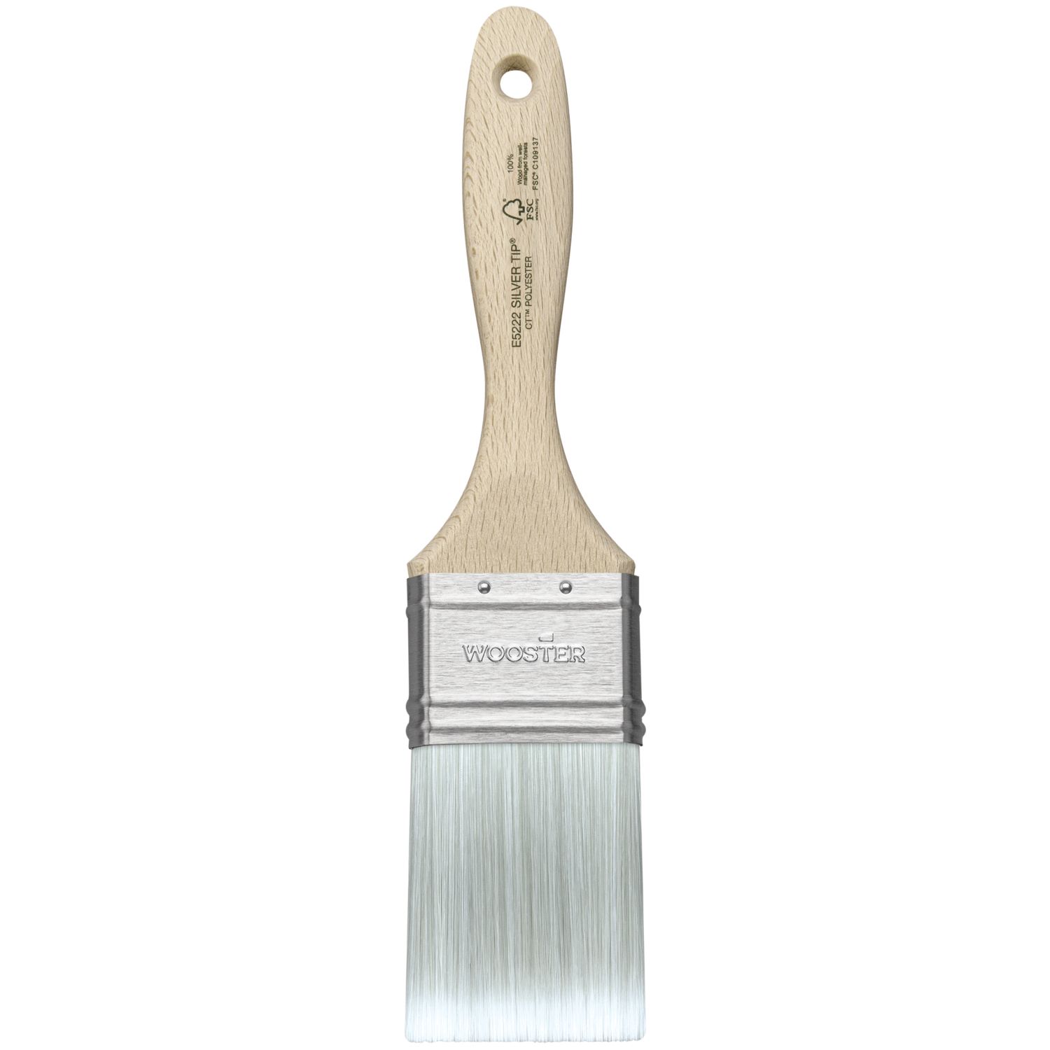 Wooster Silver Tip Synthetic Bristle Paint Brush 2" (8483G)
