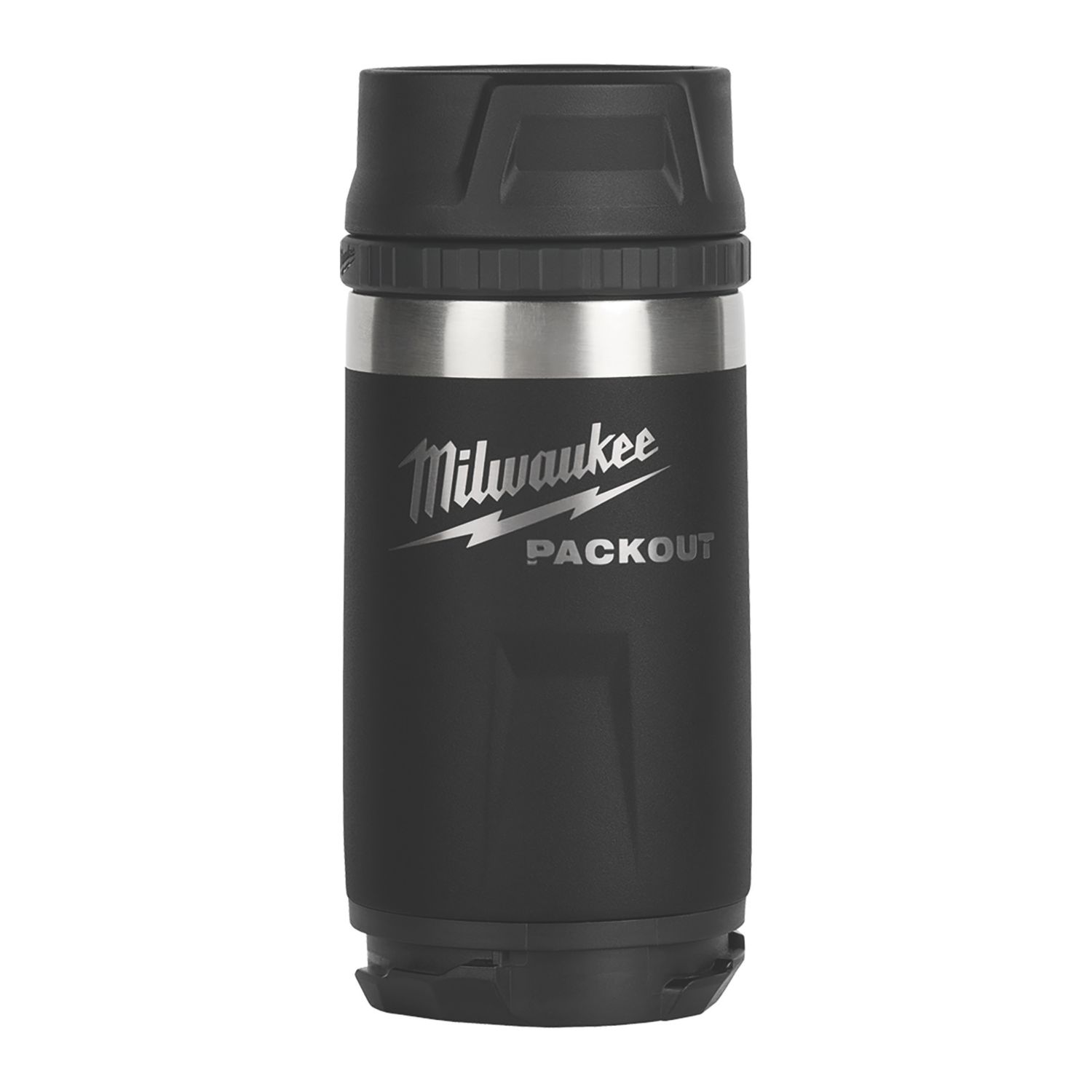 Milwaukee Packout Bottle with Sip Lid 355ml Black (848CU)