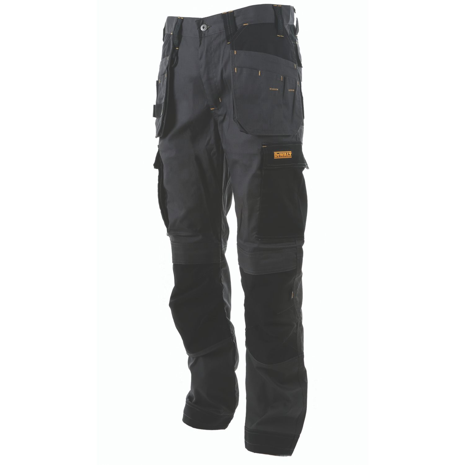 DEWALT Barstow Holster Work Trousers Charcoal Grey 32" W 31" L (850HT)