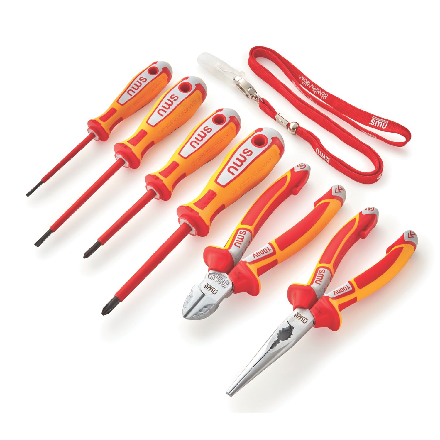 NWS N756 VDE Pliers, Cutters & Screwdriver Set 7 Pieces (850YN)