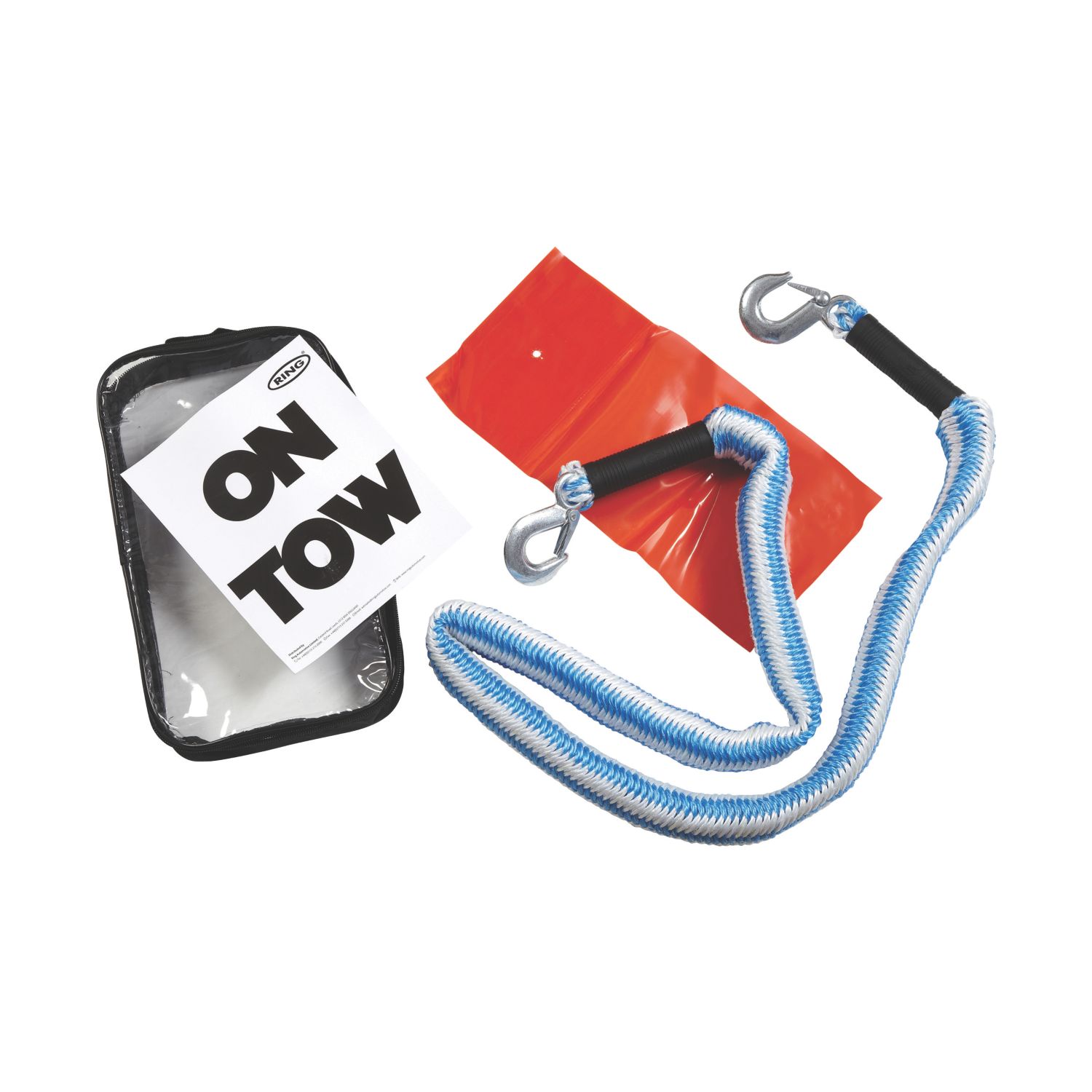 Ring 2 Tonne Elasticated Tow Rope 4m (8514R)