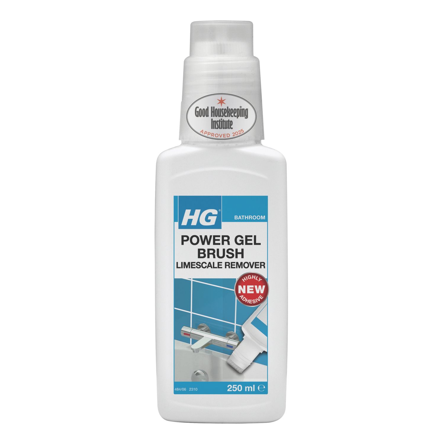 HG Power Gel Brush Limescale Remover 250ml (851CX)