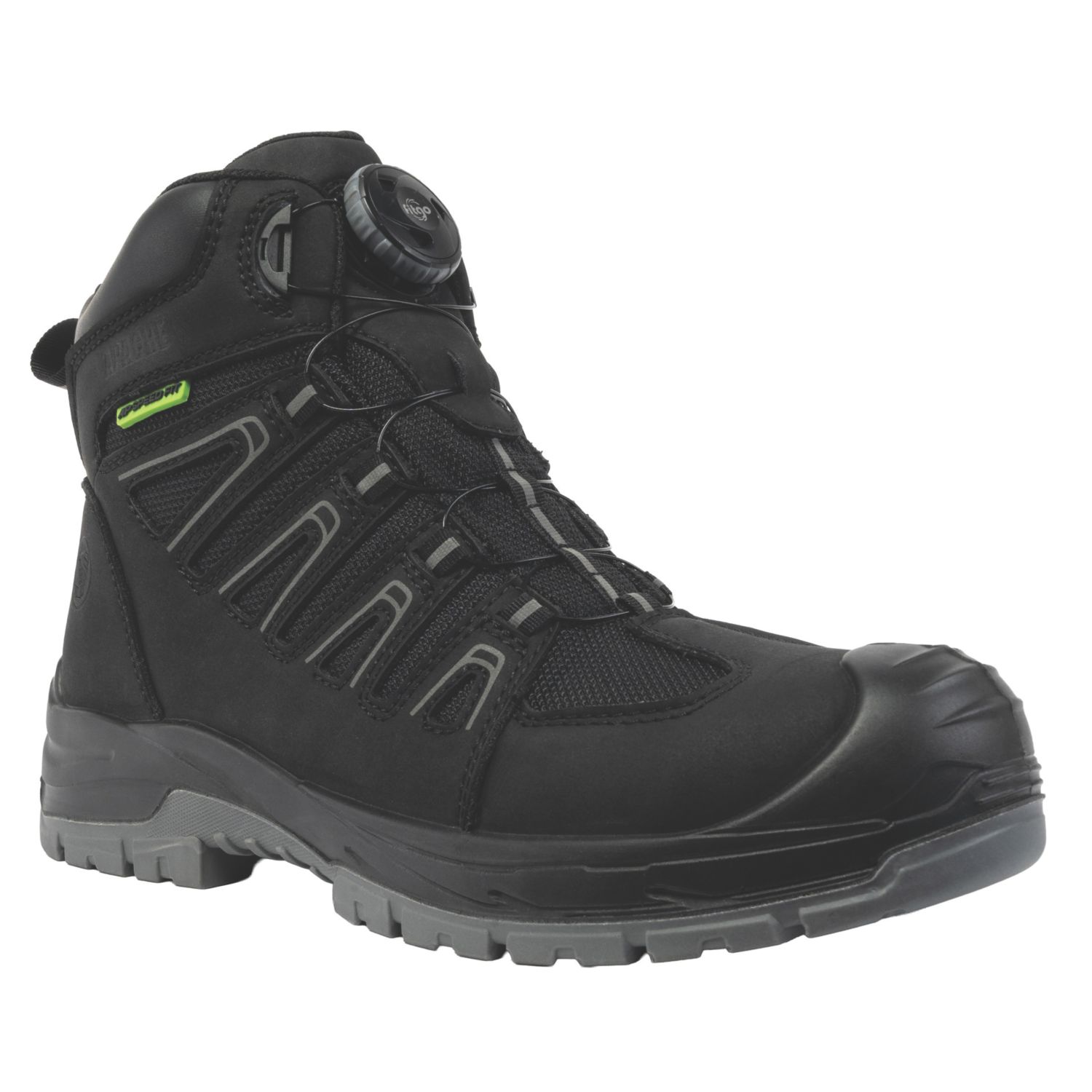 Apache Fort Size 9 Black Waterproof Safety Boots (852EH)